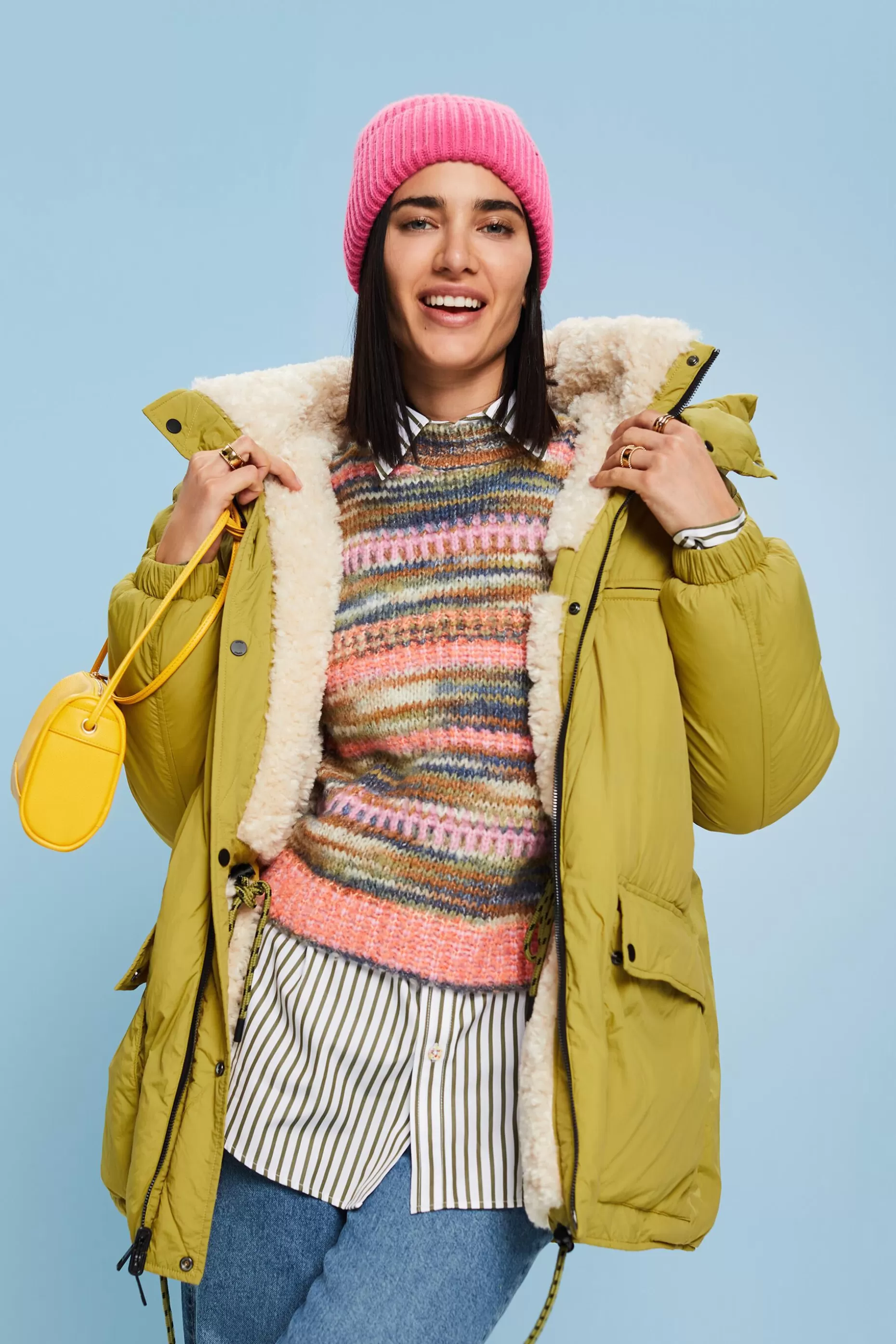 ESPRIT Reversible Sherpa Coat at our Online Shop *Women Jackets + Coats