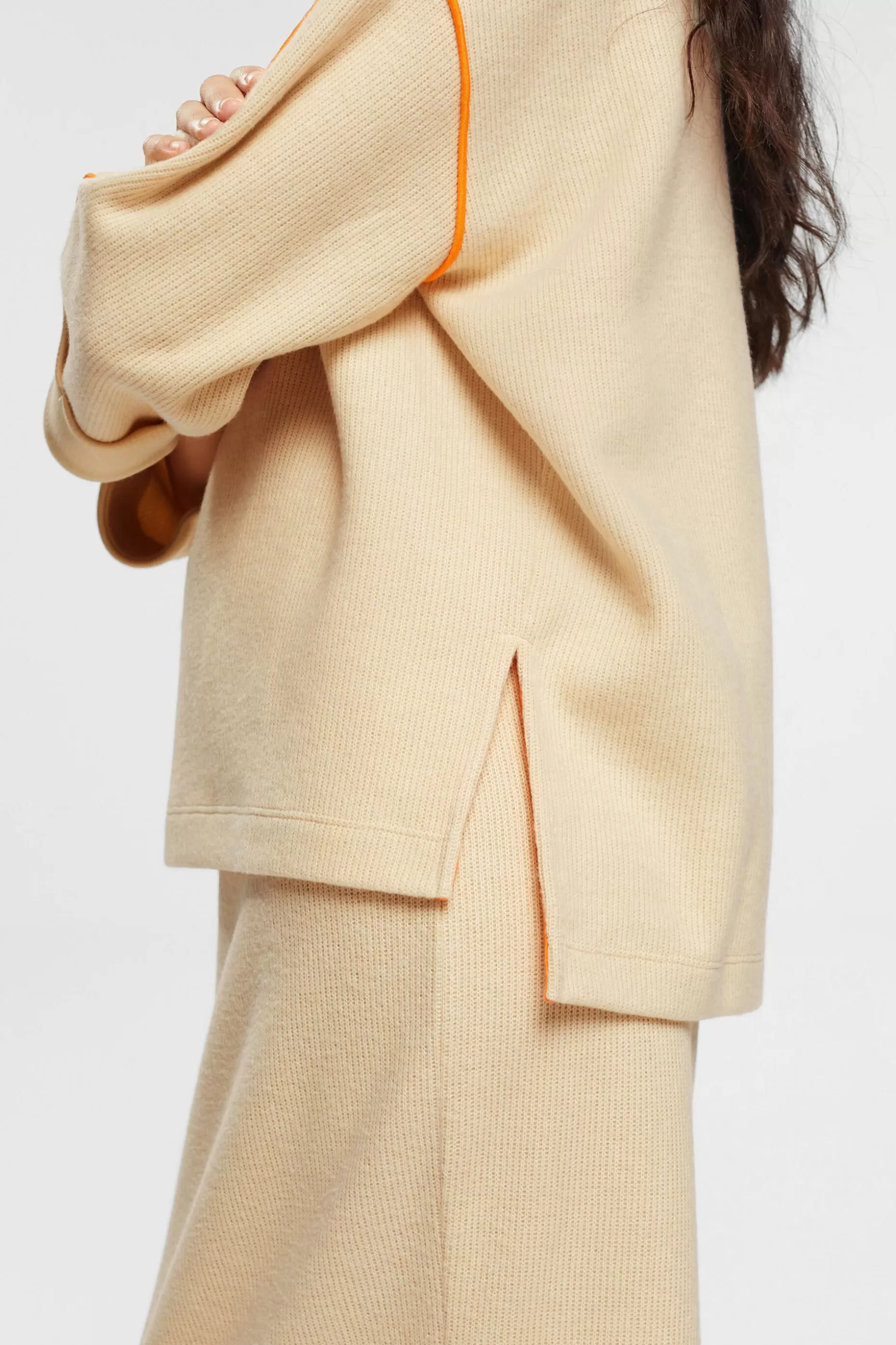 ESPRIT Rib knit boat neck sweater at our Online Shop *Women Sweatshirts + Hoodies