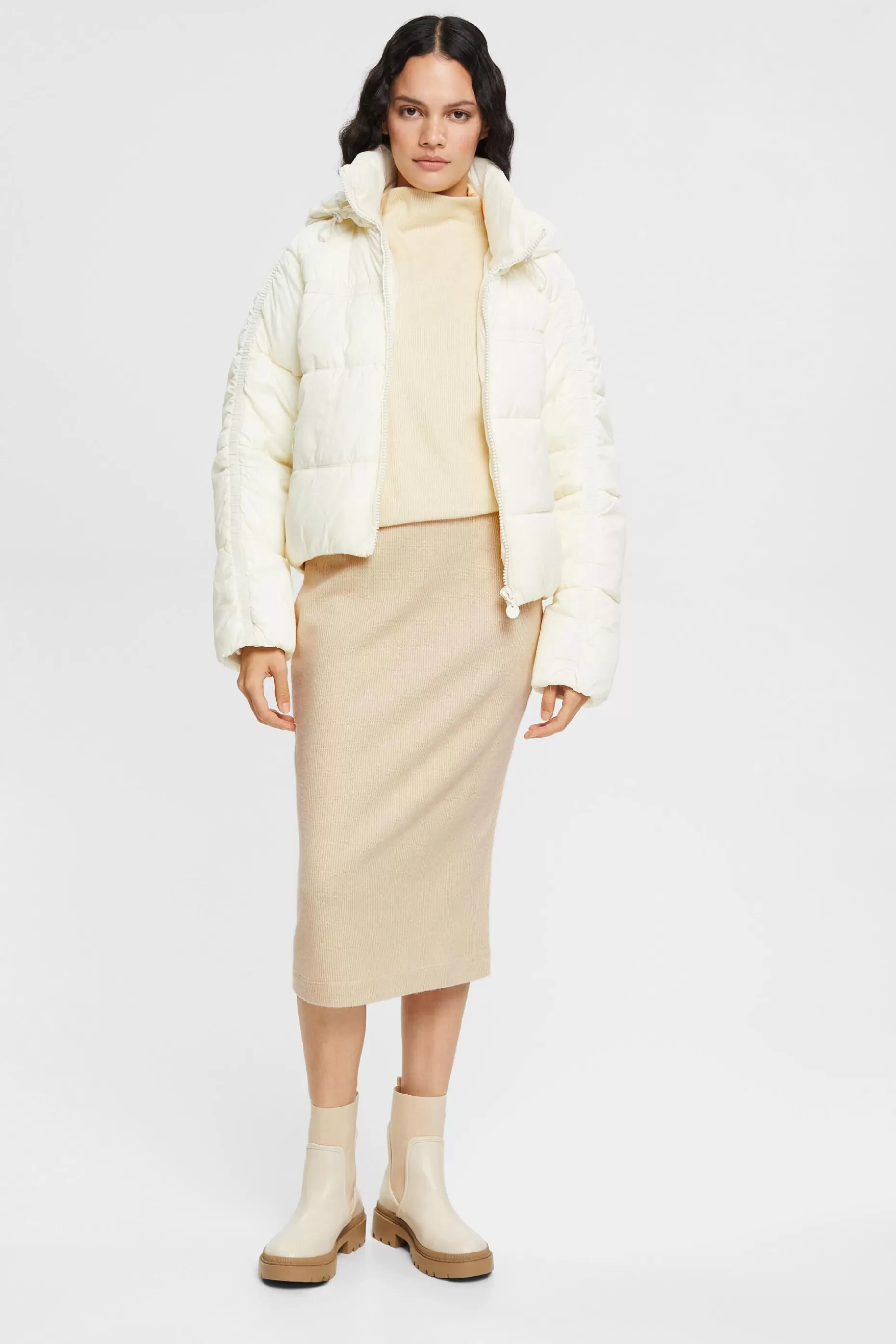 ESPRIT Rib knit pencil skirt at our Online Shop *Women Skirts + Shorts