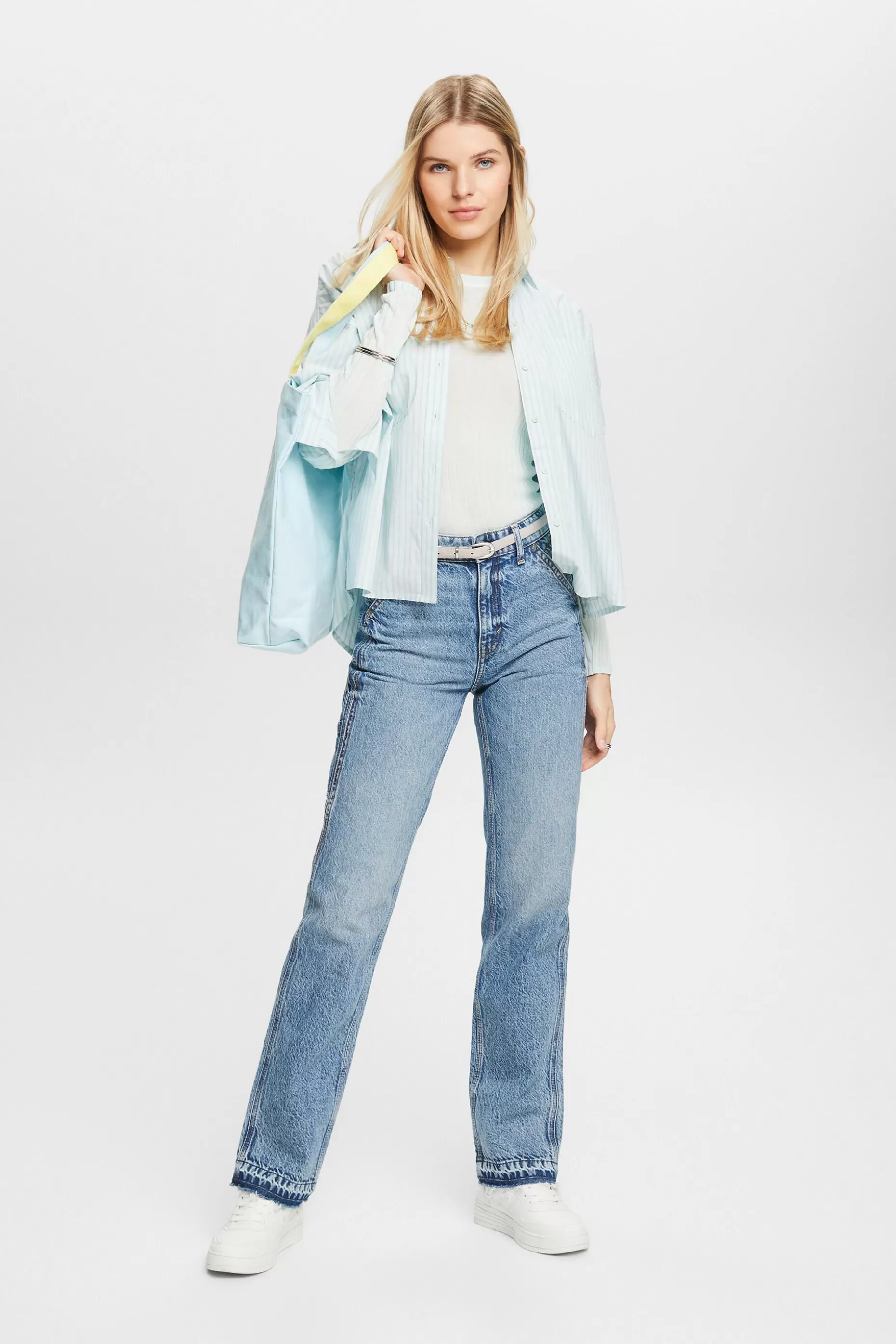 ESPRIT Ribbed Crewneck Sweater at our Online Shop *Women The Pastel Edit