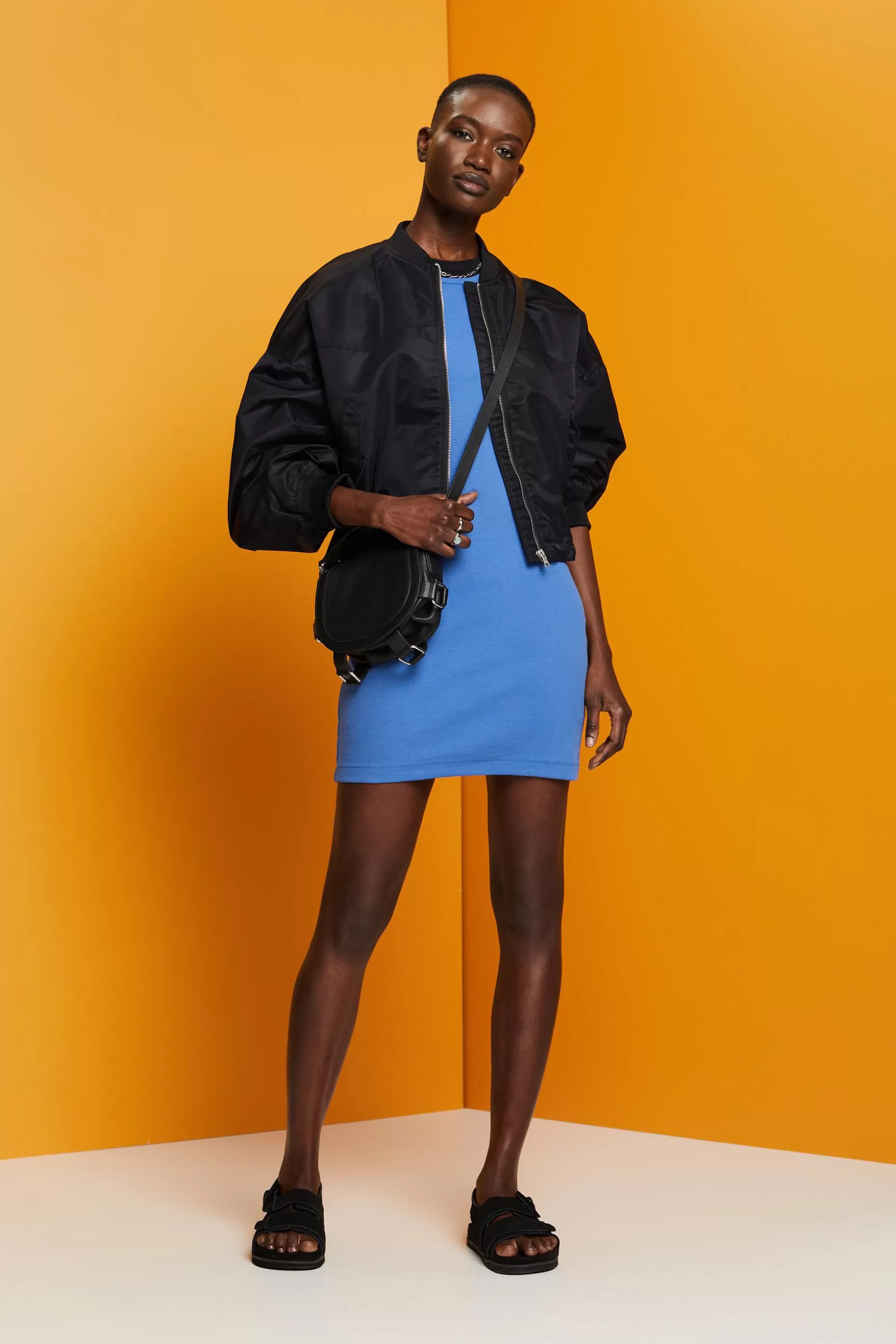 ESPRIT Ribbed jersey dress at our Online Shop *Women Dresses + Jumpsuits