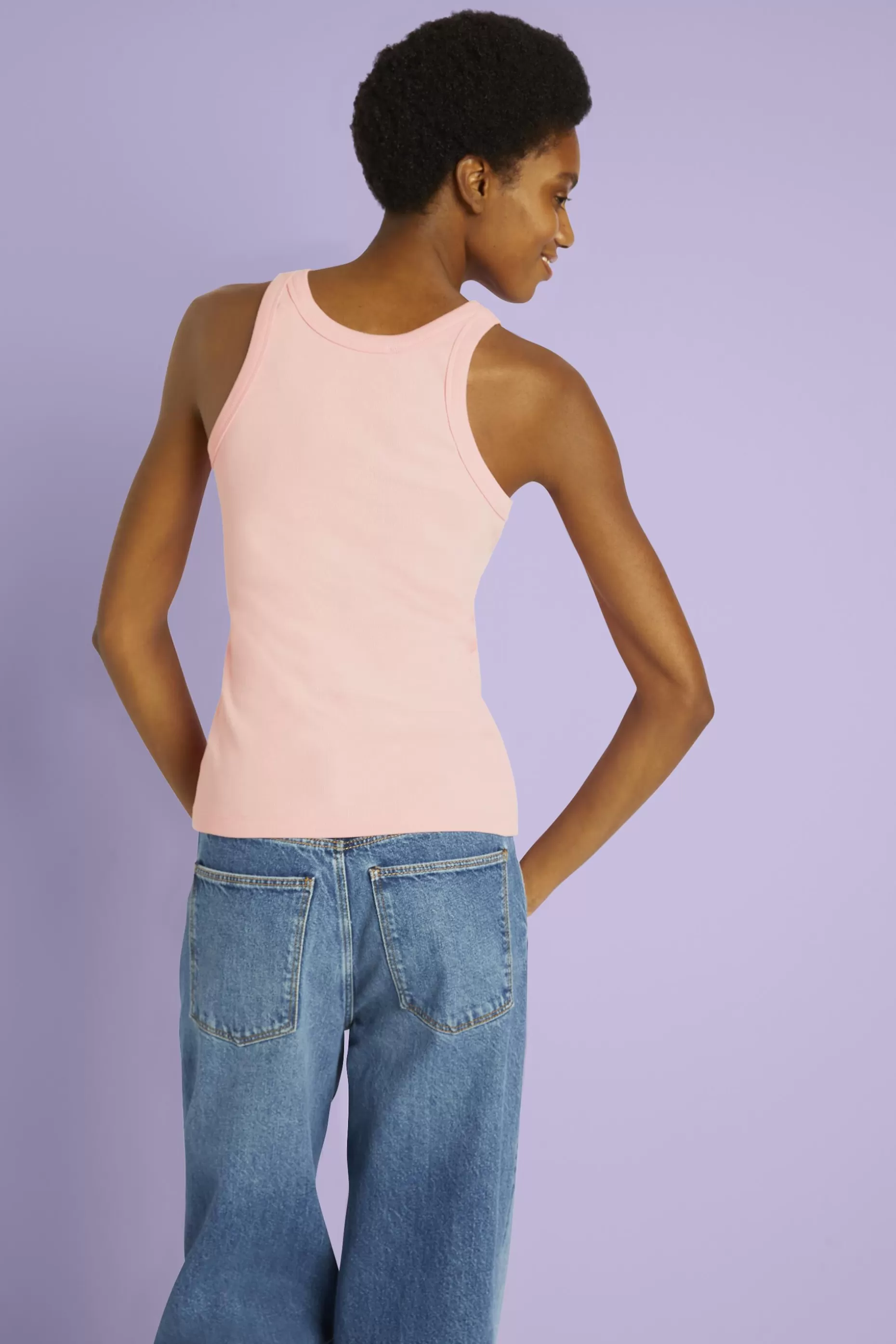 ESPRIT Ribbed Organic Cotton Tanktop at our Online Shop *Women T-Shirts + Tops