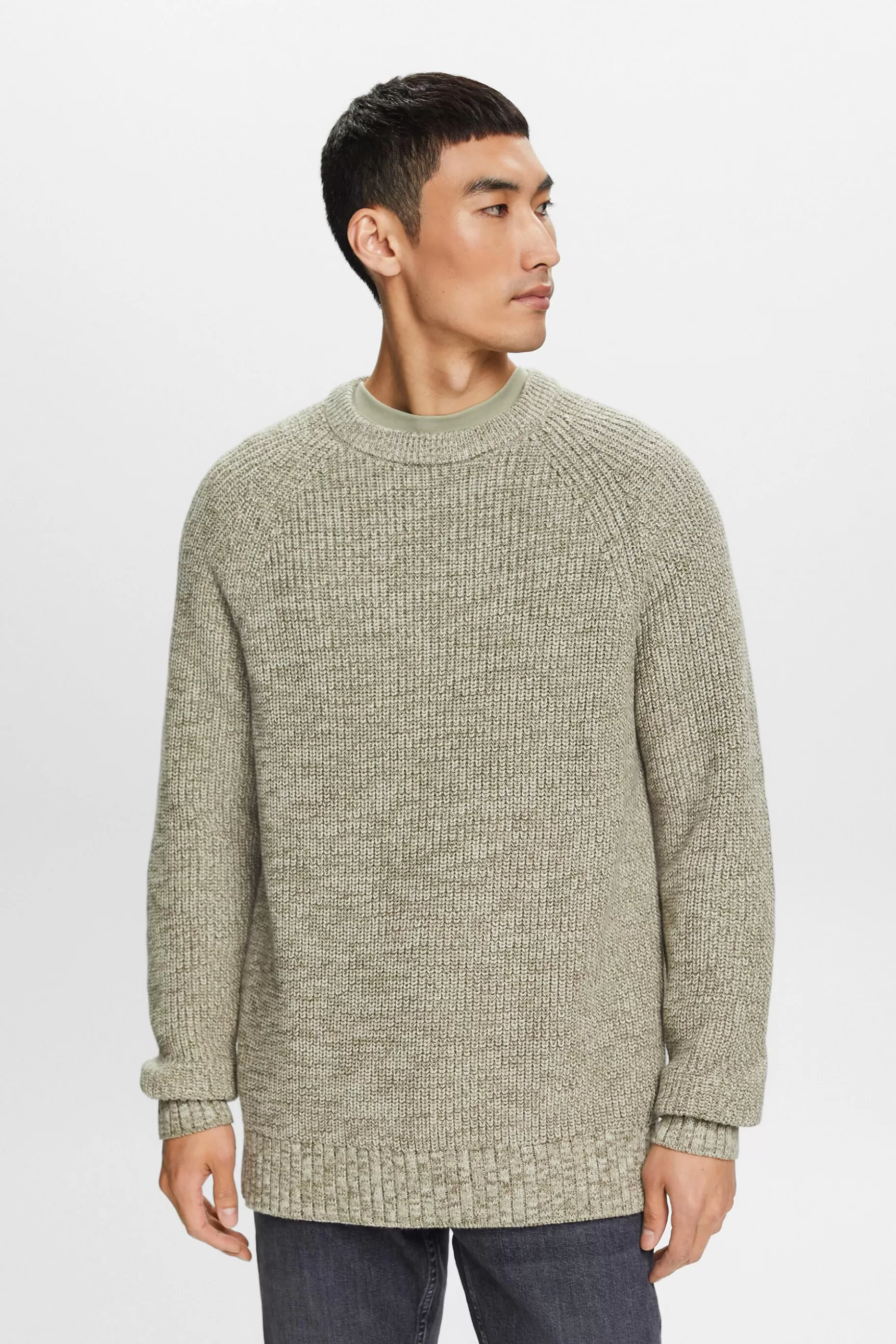 ESPRIT Ribbed-Knit Cotton Sweater at our Online Shop * Sale Under $50
