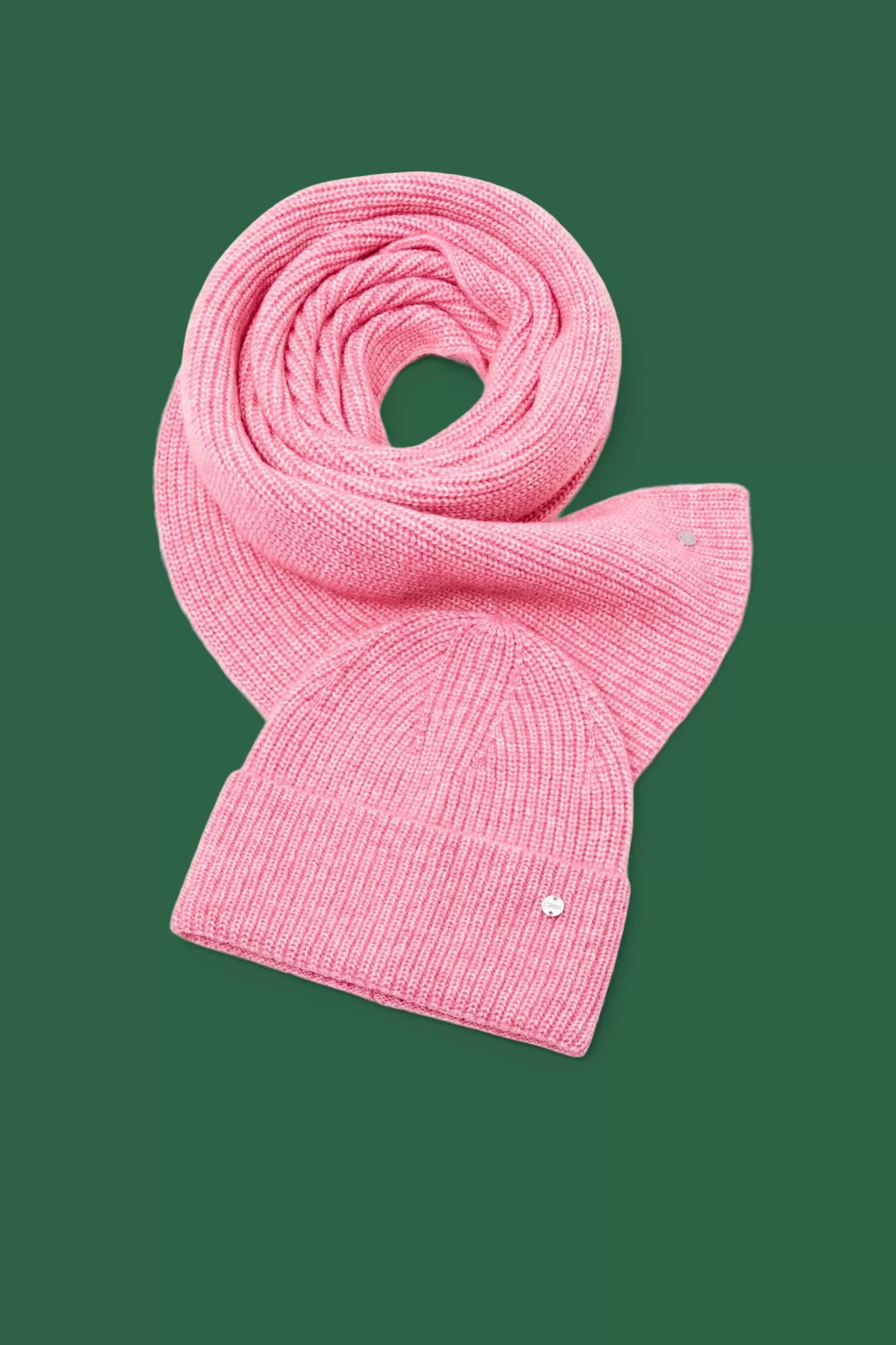 ESPRIT Rib-Knit Beanie and Scarf Set at our Online Shop *Women Scarves