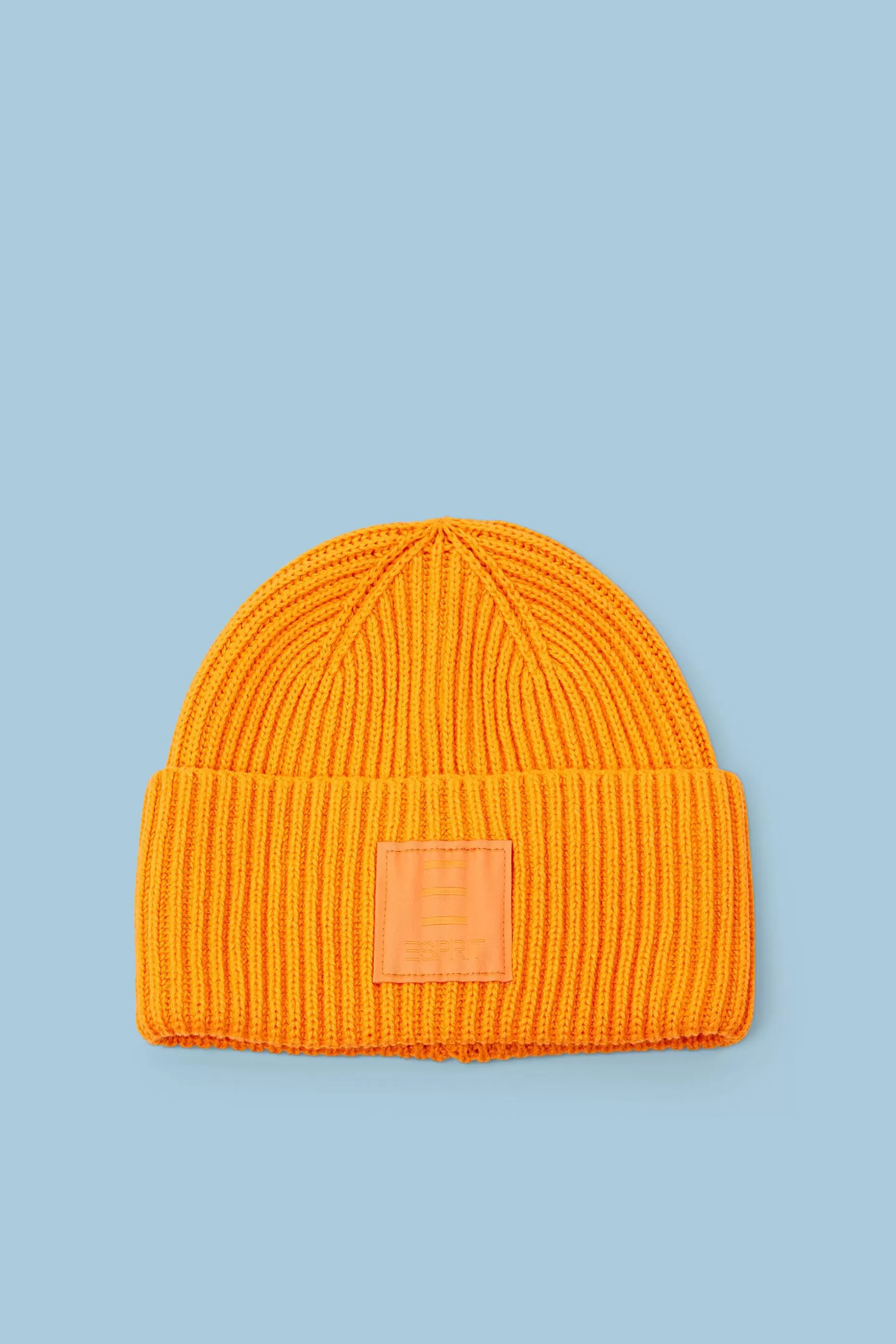 ESPRIT Rib-Knit Cotton Beanie at our Online Shop *Women Hats + Caps