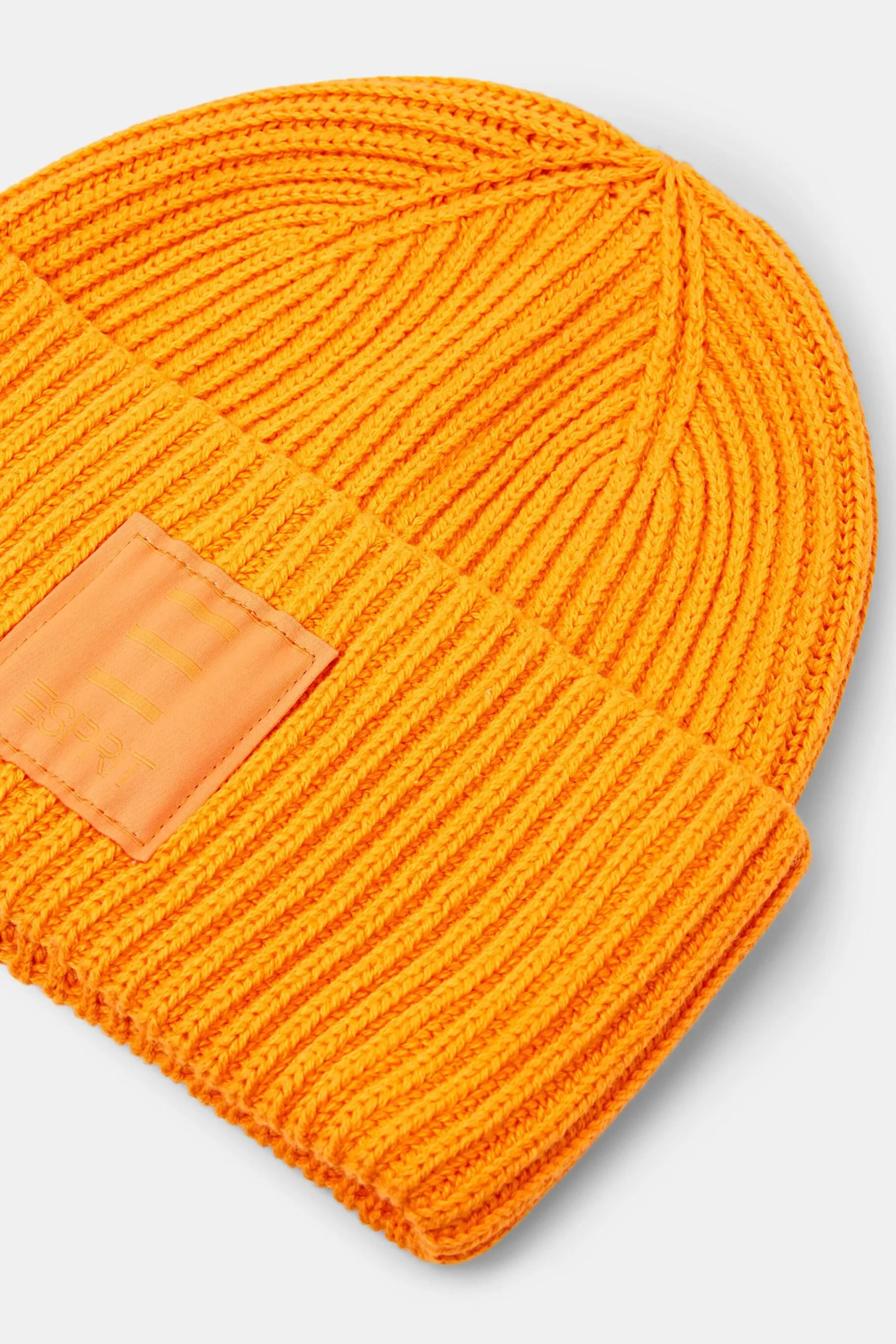 ESPRIT Rib-Knit Cotton Beanie at our Online Shop *Women Hats + Caps