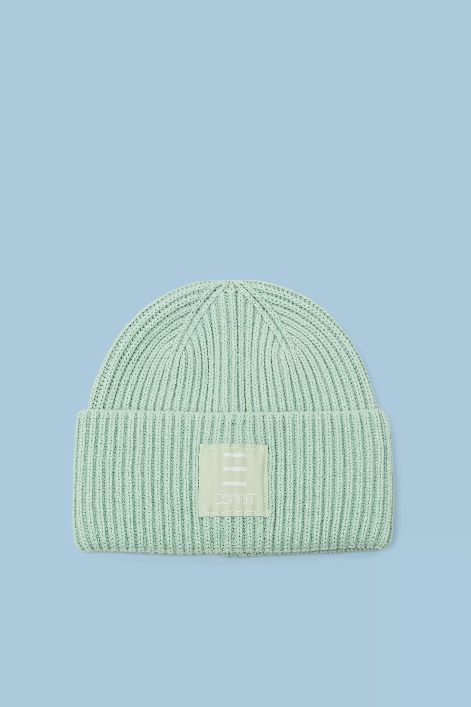 ESPRIT Rib-Knit Cotton Beanie at our Online Shop *Women Hats + Caps