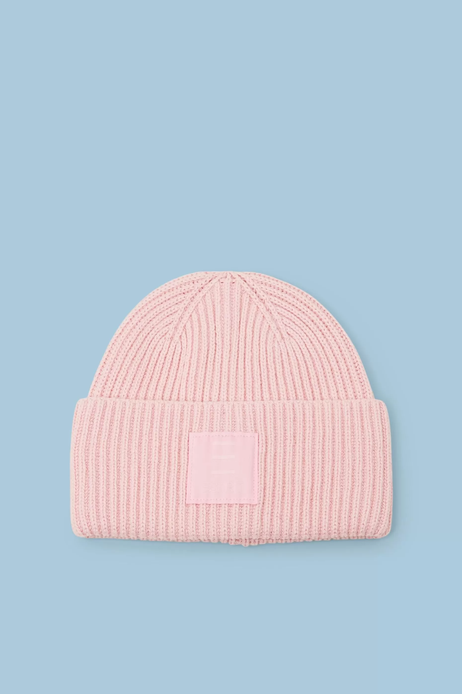 ESPRIT Rib-Knit Cotton Beanie at our Online Shop *Women Hats + Caps