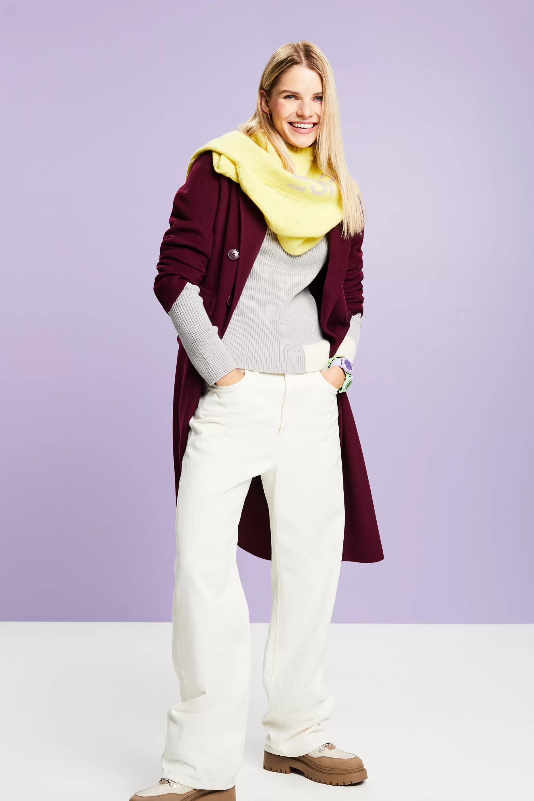 ESPRIT Rib-Knit Sweater at our Online Shop *Women Sweaters