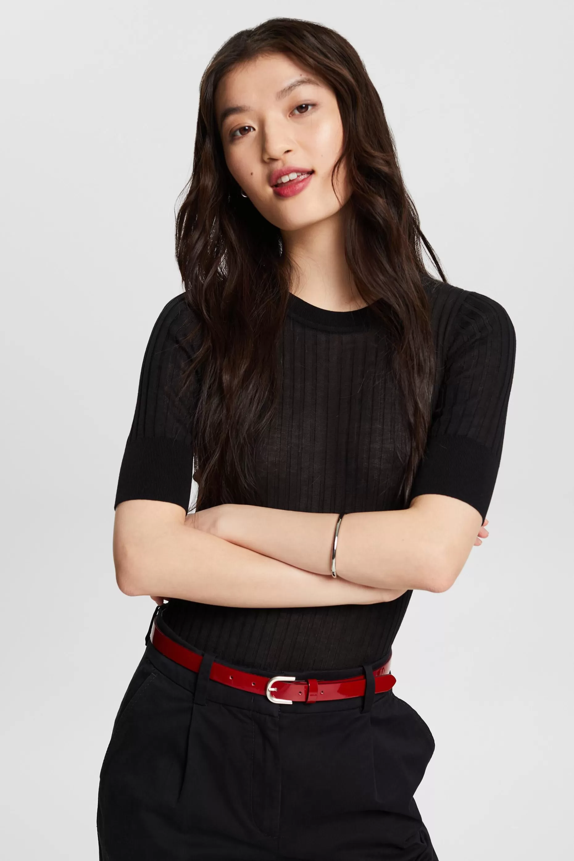 ESPRIT Rib-Knit Sweater at our Online Shop *Women Sweaters
