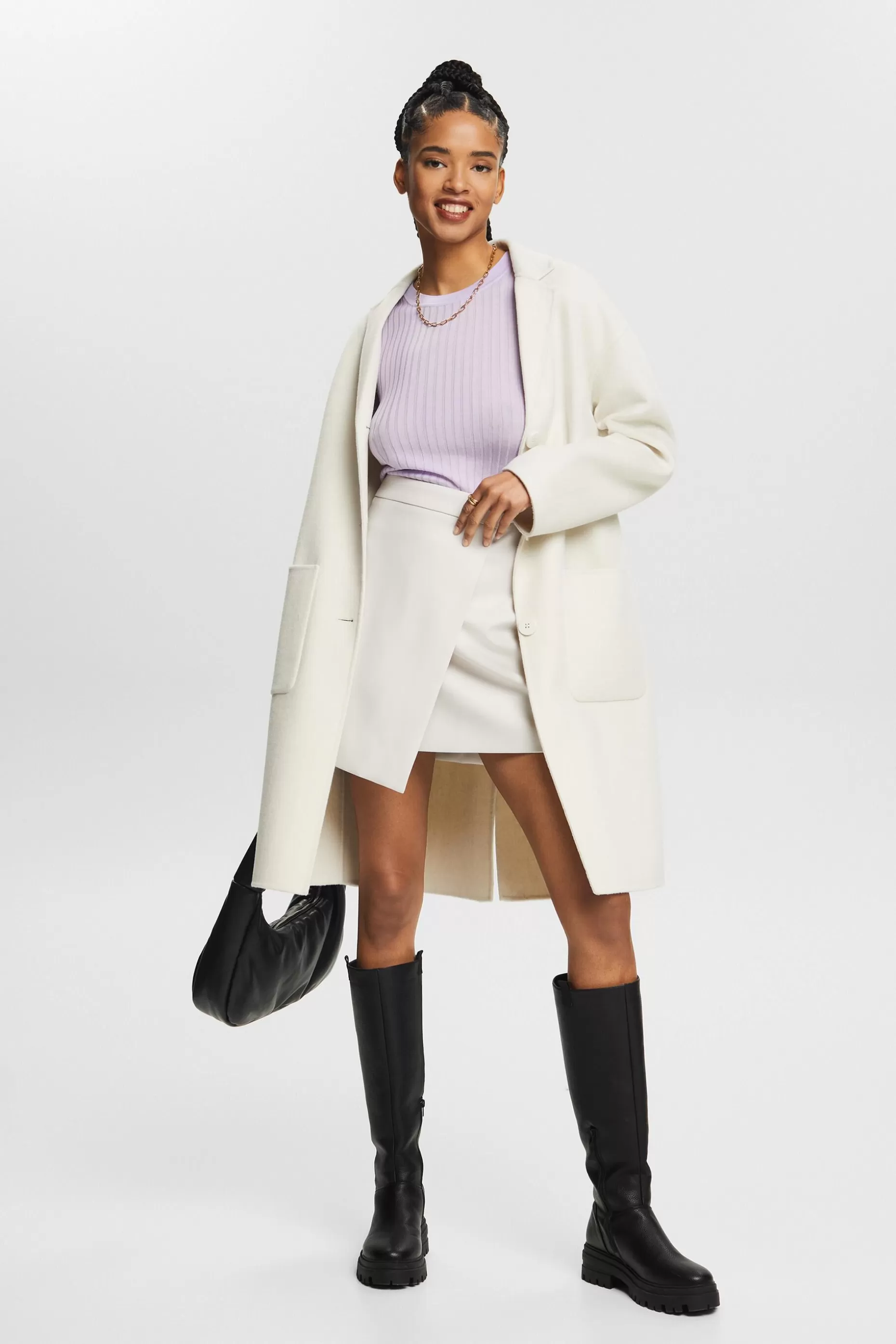 ESPRIT Rib-Knit Sweater at our Online Shop *Women The Pastel Edit