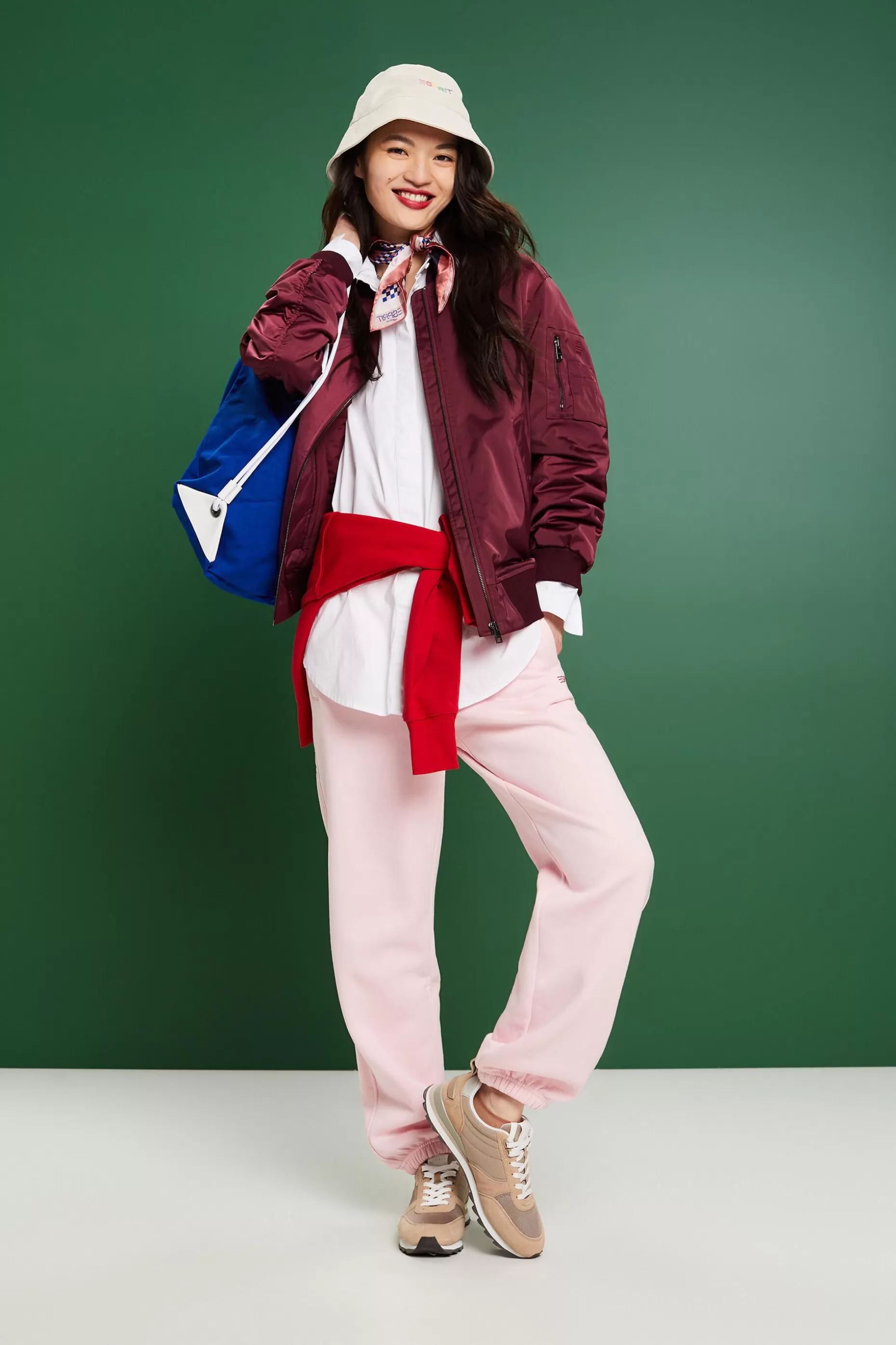 ESPRIT Satin Bomber Jacket at our Online Shop *Women Jackets + Coats