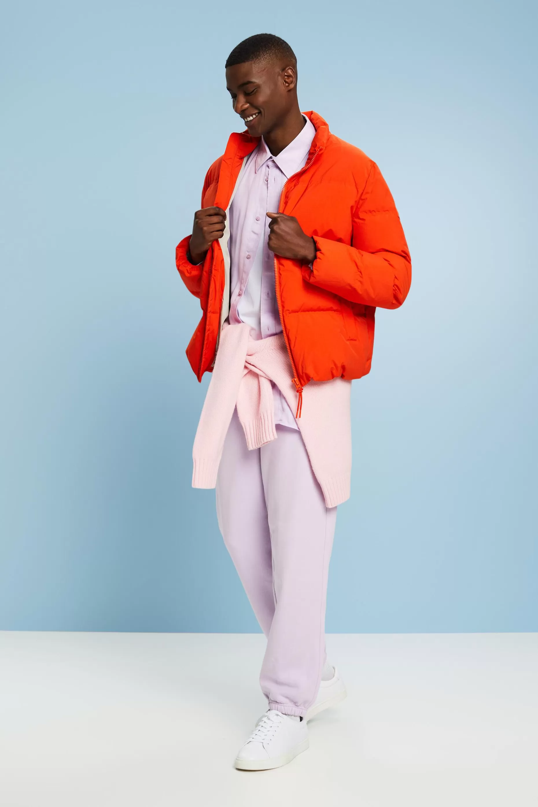 ESPRIT Satin Longsleeve Shirt at our Online Shop *Men Premium Picks