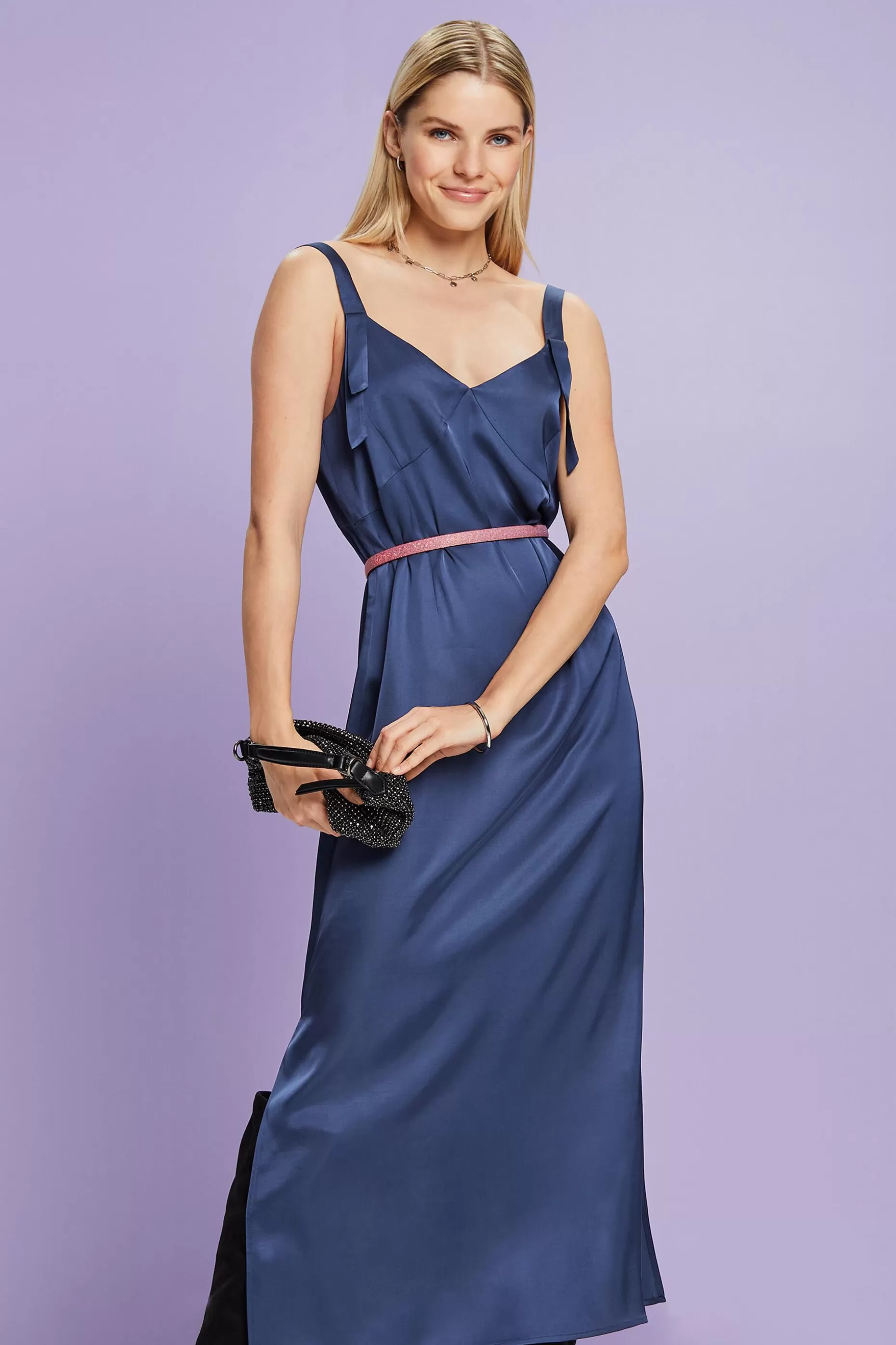 ESPRIT Satin Slip Midi Dress at our Online Shop *Women Dresses + Jumpsuits