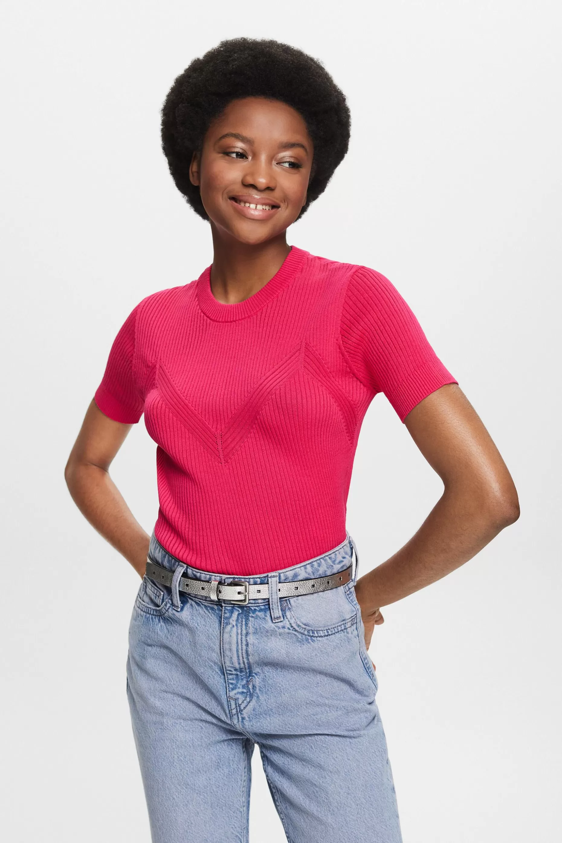 ESPRIT Seamless Short-Sleeve Sweater at our Online Shop *Women Sweaters
