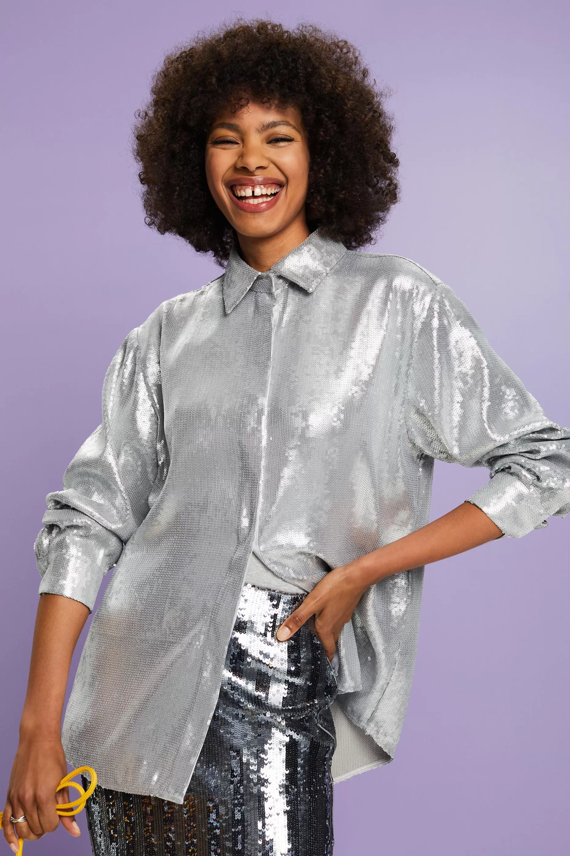 ESPRIT Sequin Shirt Blouse at our Online Shop *Women Shirts + Blouses