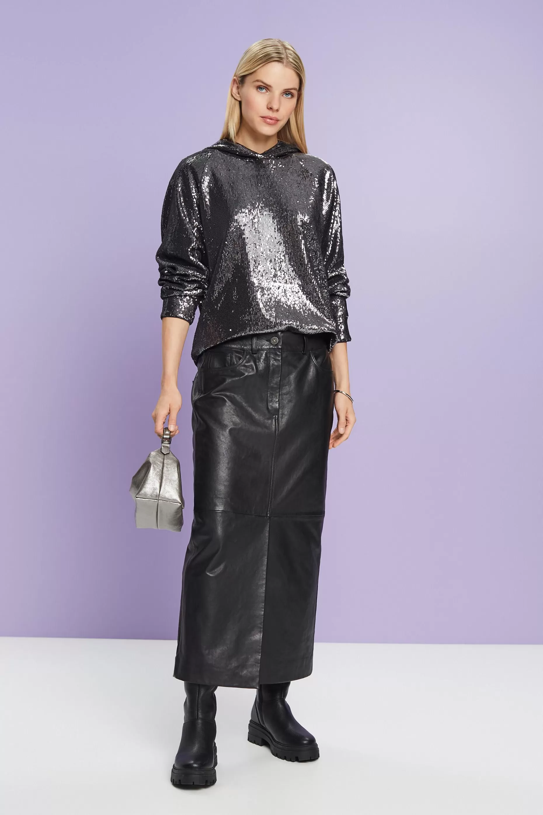 ESPRIT Sequined Hoodie at our Online Shop *Women Sweatshirts + Hoodies