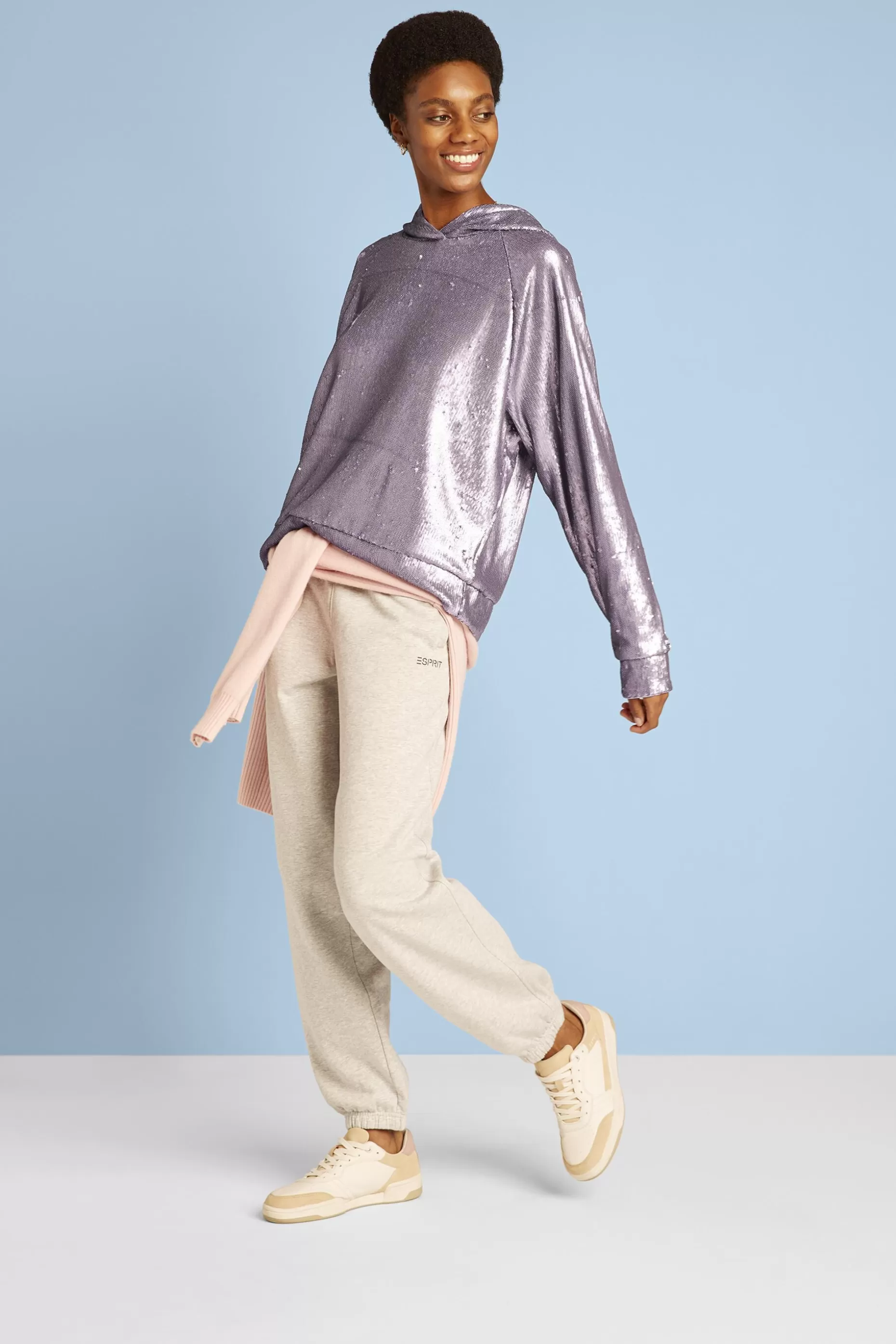 ESPRIT Sequined Hoodie at our Online Shop *Women Sweatshirts + Hoodies