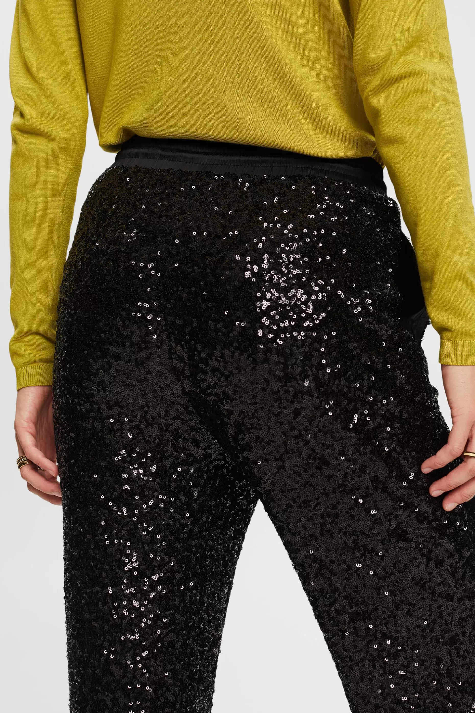 ESPRIT Sequined Satin Wide Leg Pants at our Online Shop *Women Pants + Joggers