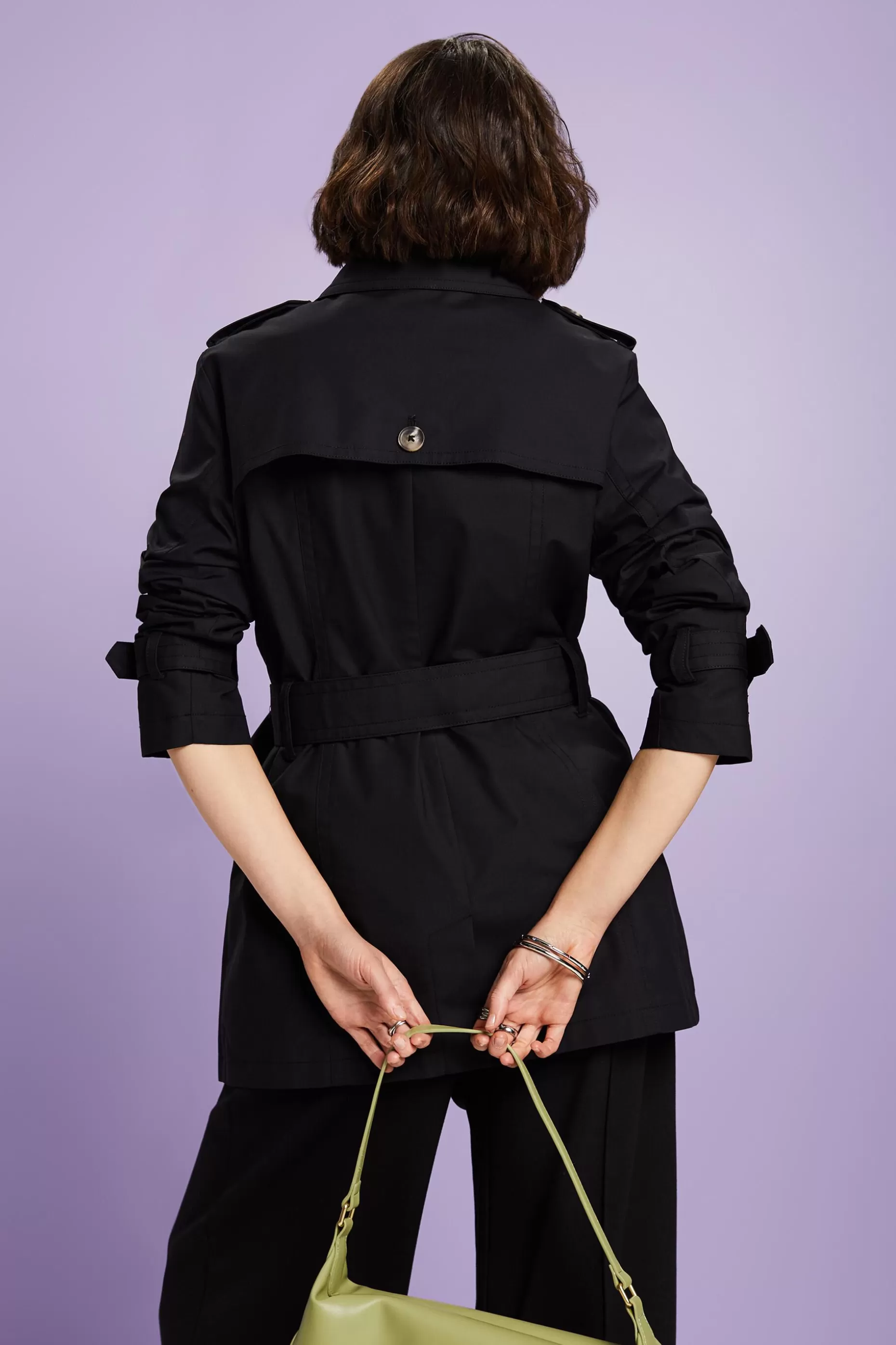 ESPRIT Short Double-Breasted Trench Coat at our Online Shop *Women Jackets + Coats