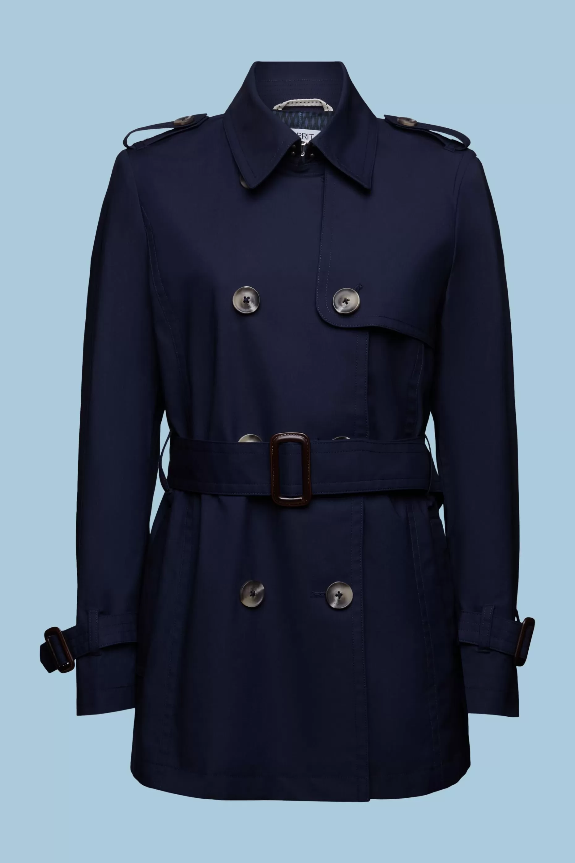 ESPRIT Short Double-Breasted Trench Coat at our Online Shop *Women Jackets + Coats