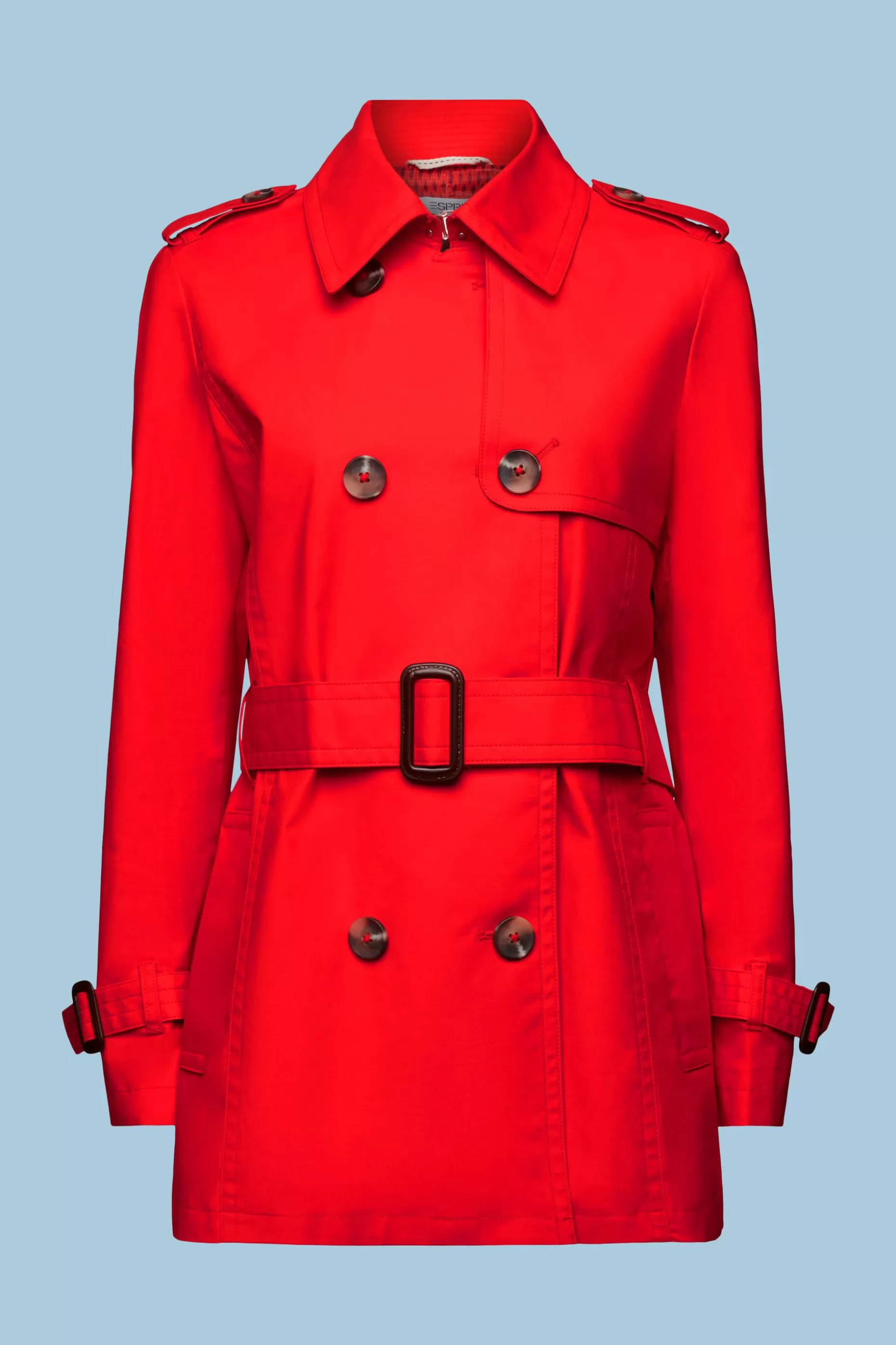 ESPRIT Short Double-Breasted Trench Coat at our Online Shop *Women Jackets + Coats