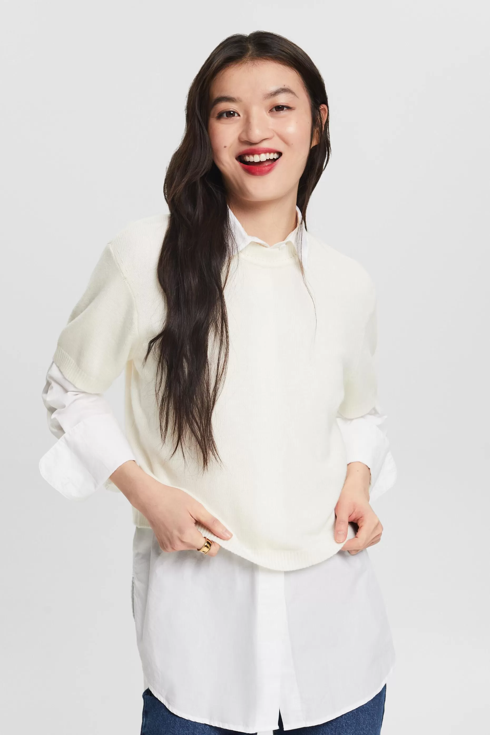 ESPRIT Short-Sleeve Sweater at our Online Shop *Women Sweaters