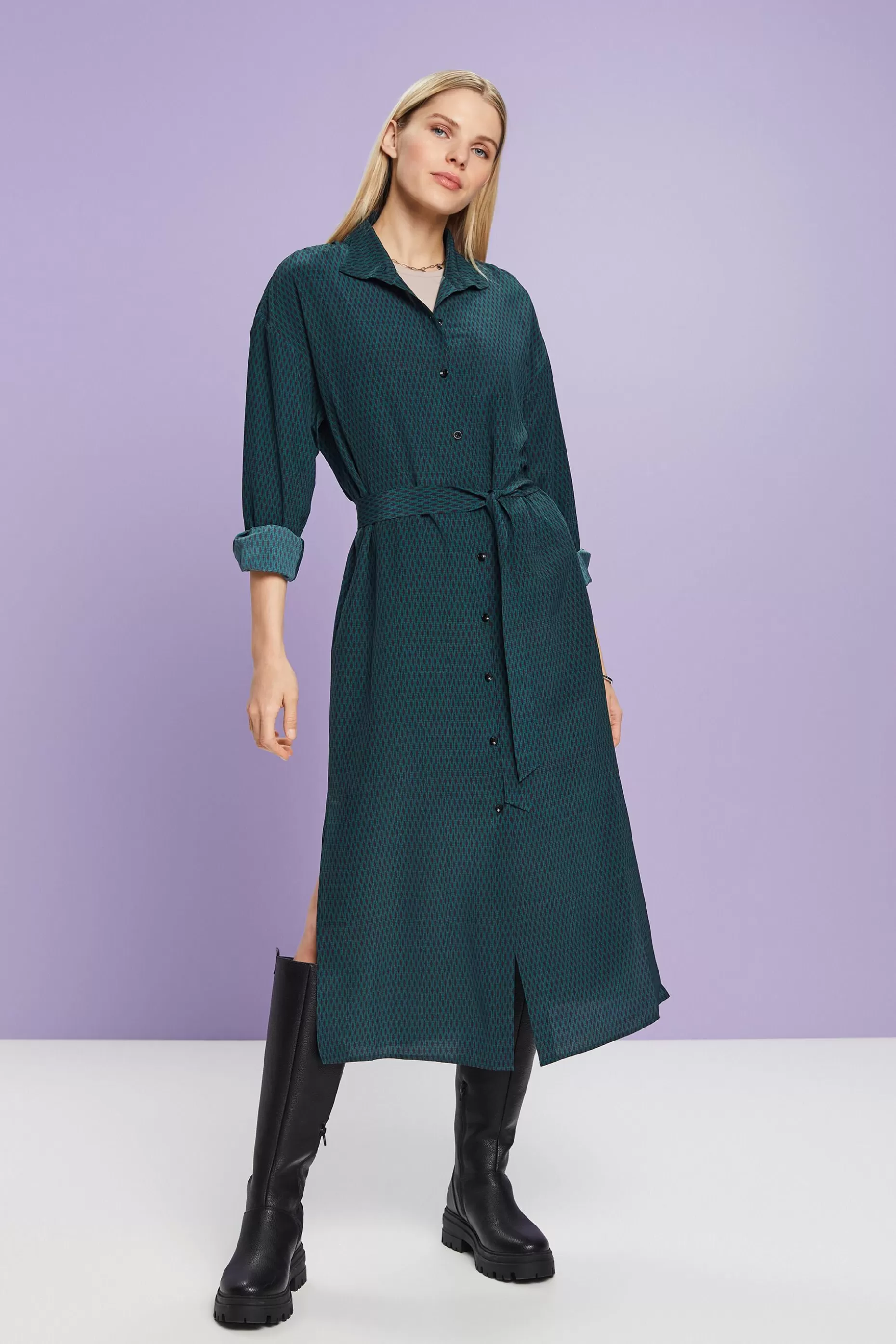 ESPRIT Silk Shirt Dress at our Online Shop *Boys Boys