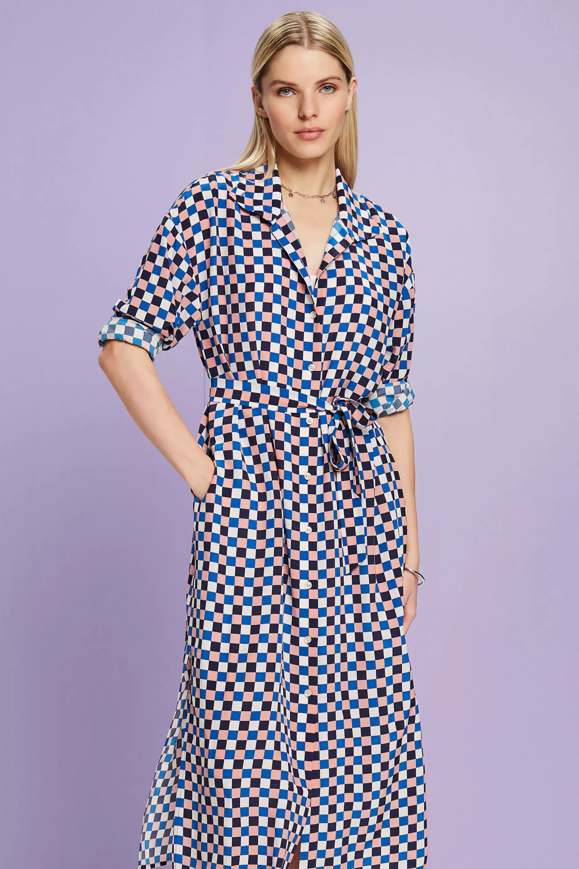 ESPRIT Silk Shirt Dress at our Online Shop *Women Dresses + Jumpsuits