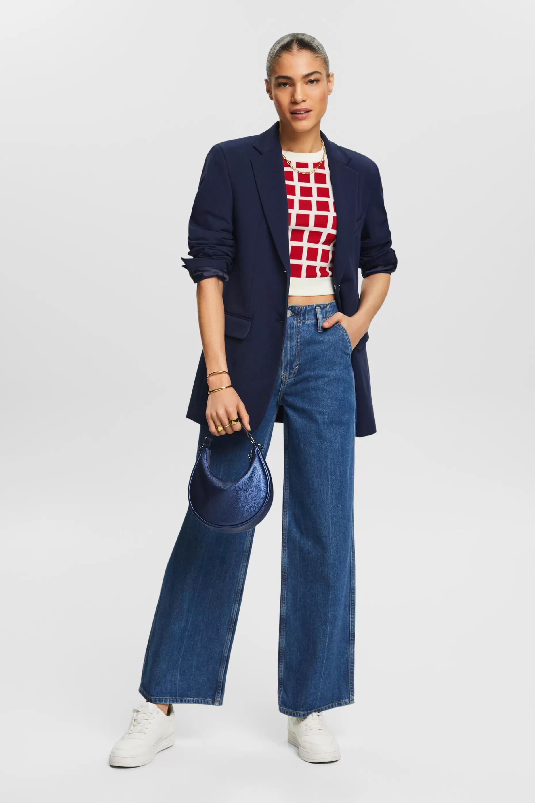 ESPRIT Single-Breasted Denim Blazer at our Online Shop *Women Jackets + Coats