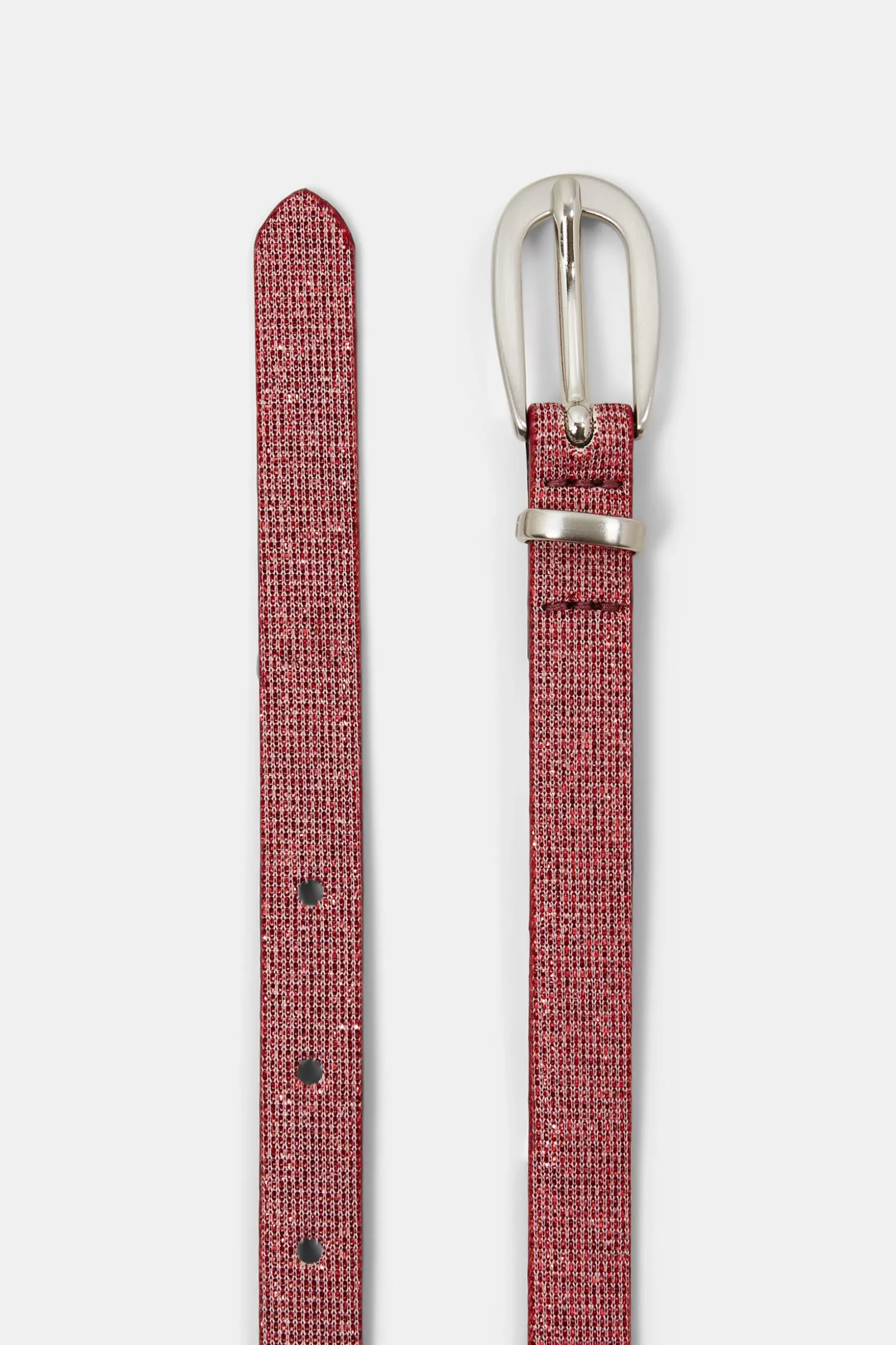 ESPRIT Skinny Glitter Belt at our Online Shop *Women Belts