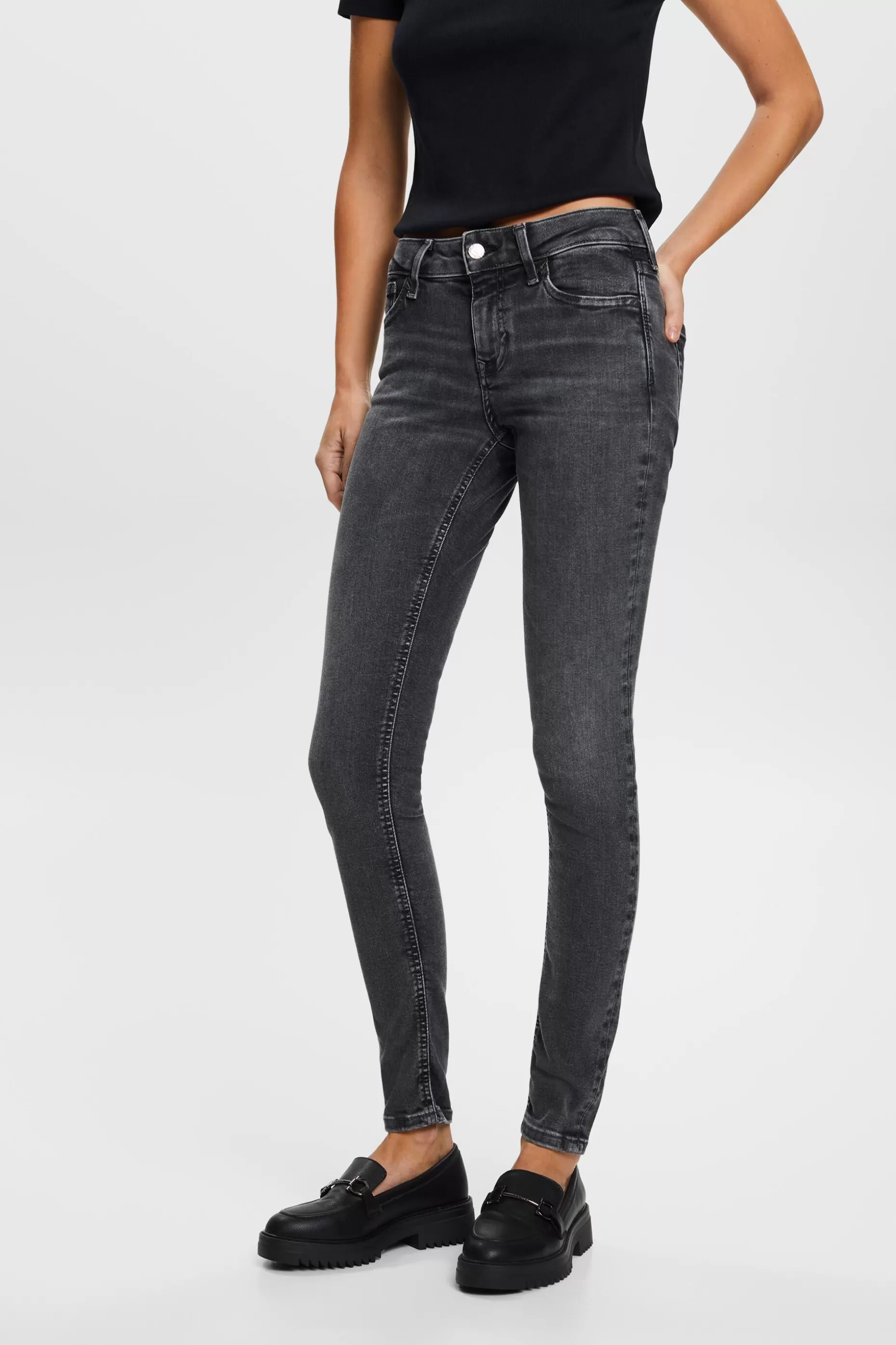 ESPRIT Skinny Mid-Rise Jeans at our Online Shop *Women Denim