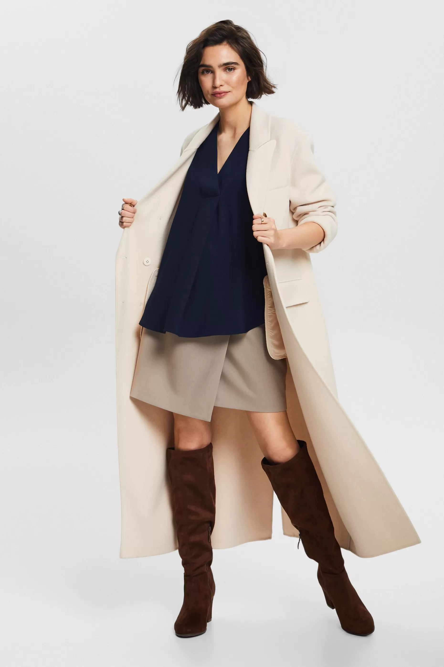 ESPRIT Sleeveless V-Neck Blouse at our Online Shop *Women Shirts + Blouses