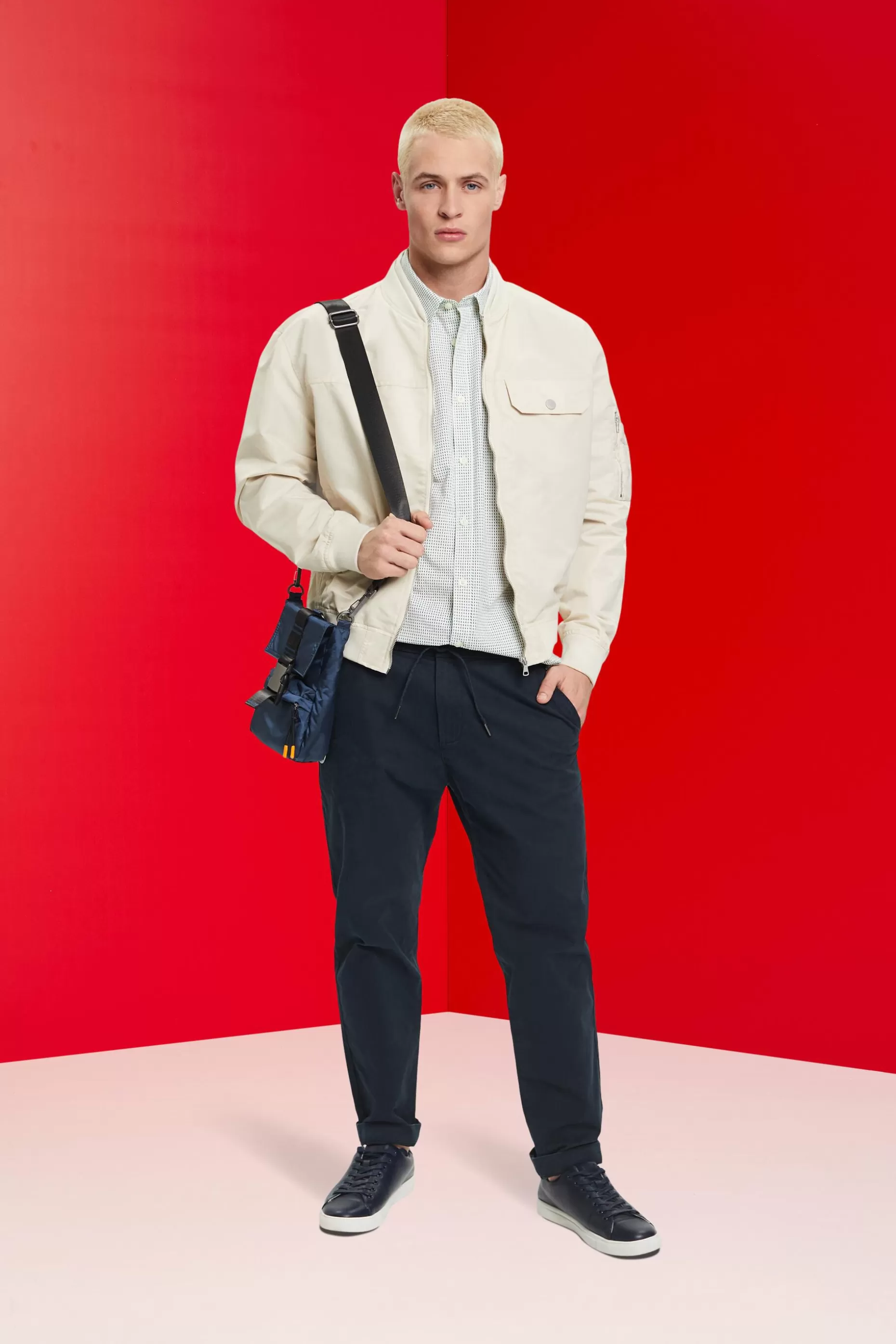 ESPRIT Slim fit shirt with all-over pattern at our Online Shop *Men Shirts