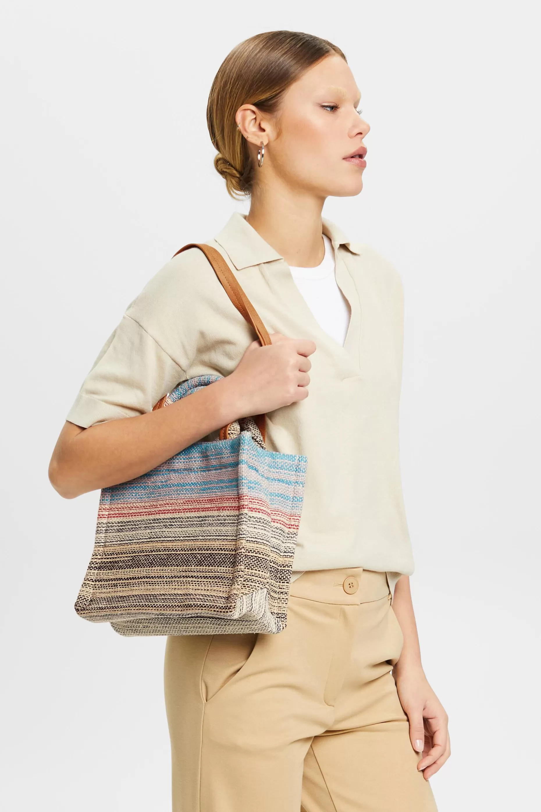 ESPRIT Small shopper bag in multi-coloured design at our Online Shop *Women Bags