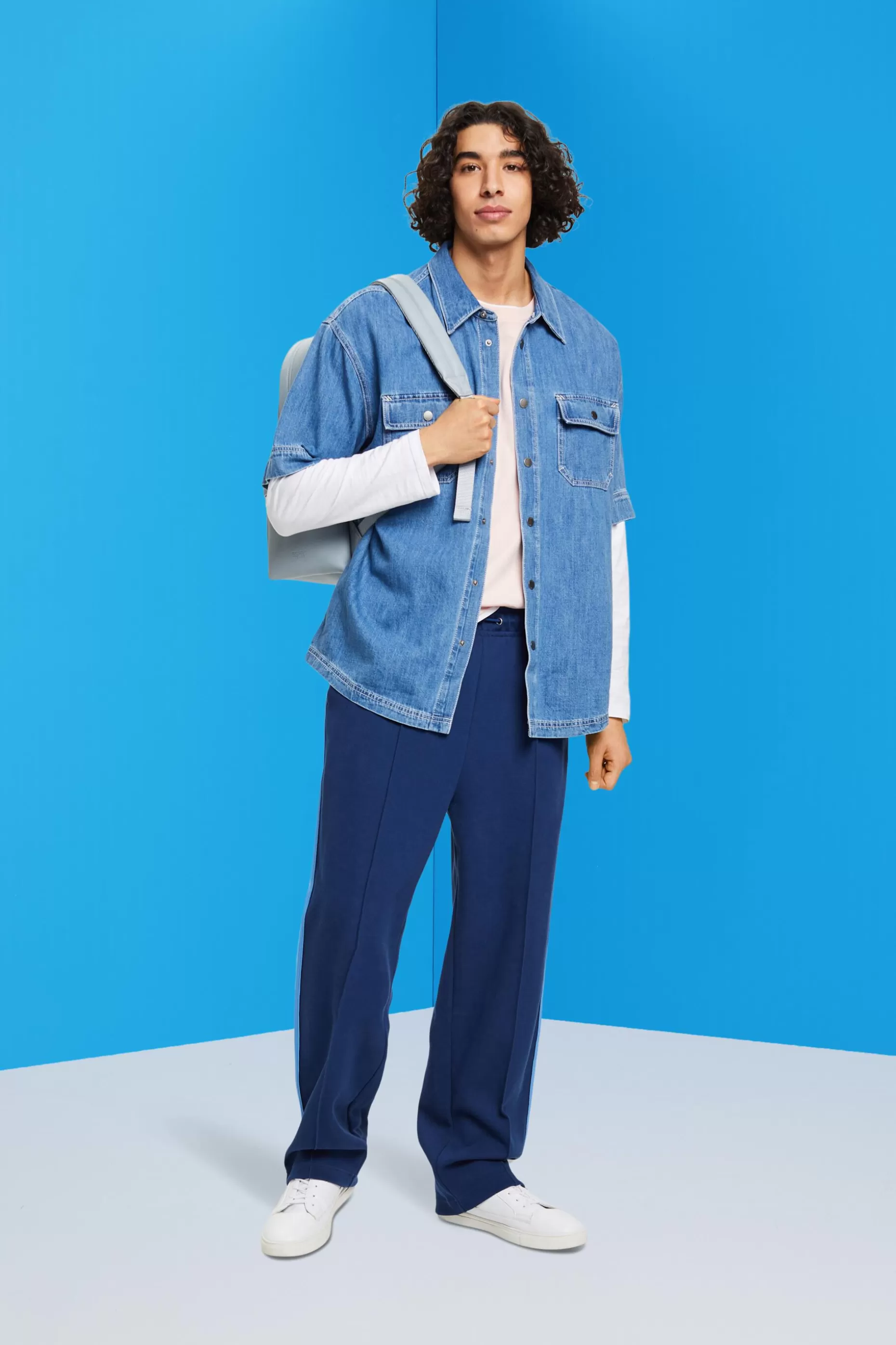 ESPRIT Snap Front Denim Shirt at our Online Shop * Sale Under $75