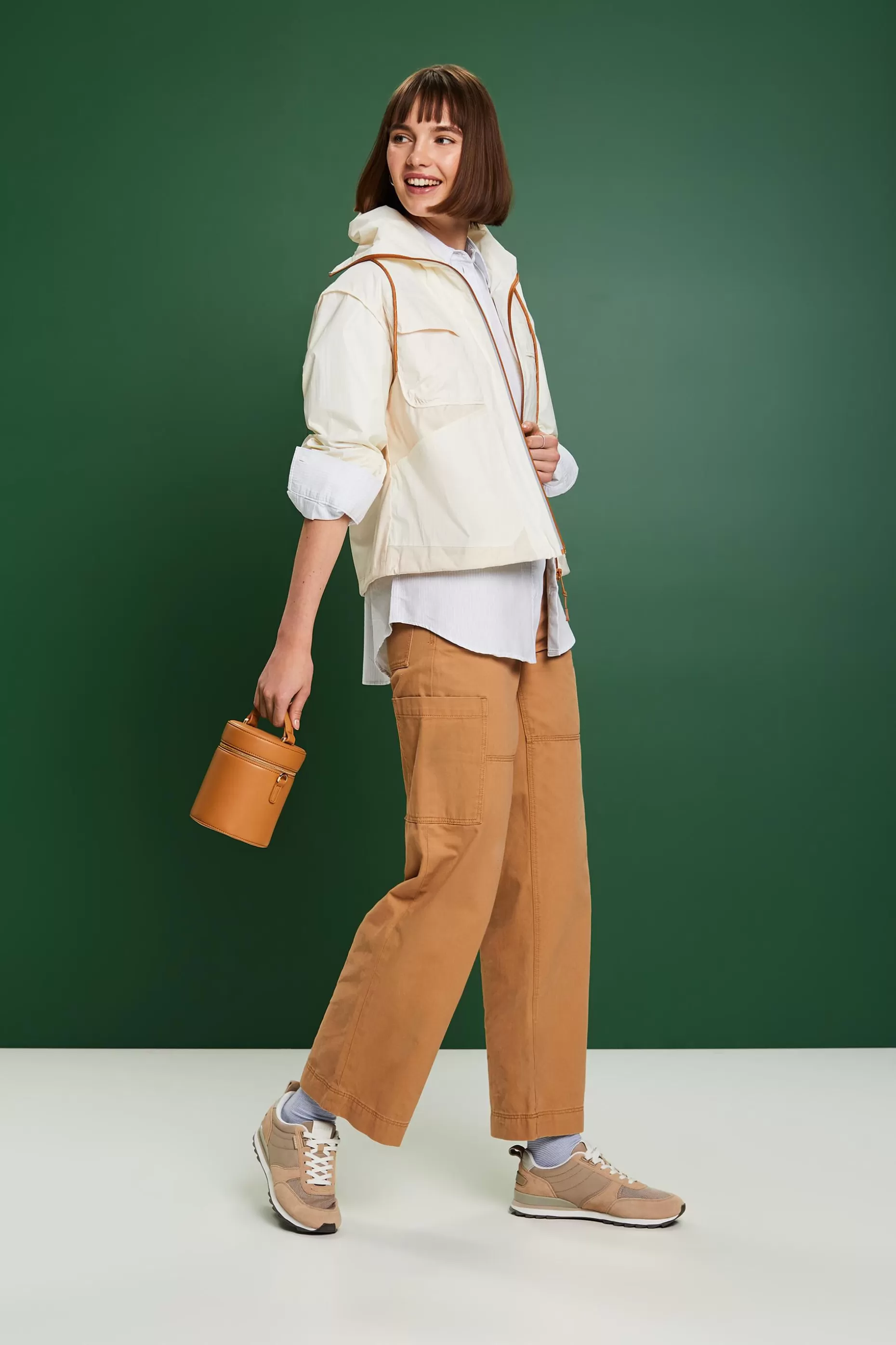 ESPRIT Stand-Up Collar Water-Resistant Jacket at our Online Shop *Women Jackets + Coats