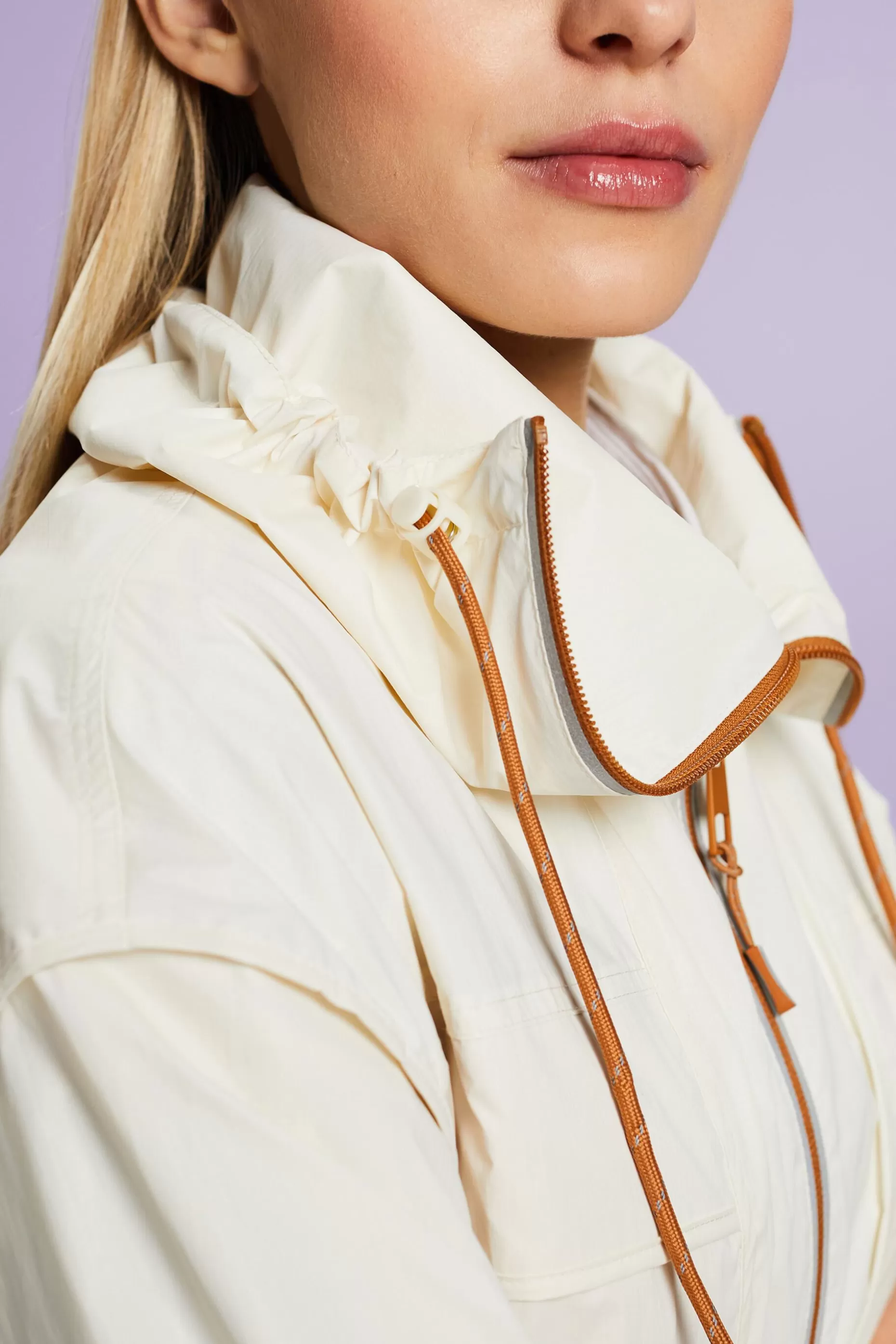ESPRIT Stand-Up Collar Water-Resistant Ripstop Coat at our Online Shop *Women The Spring Edit