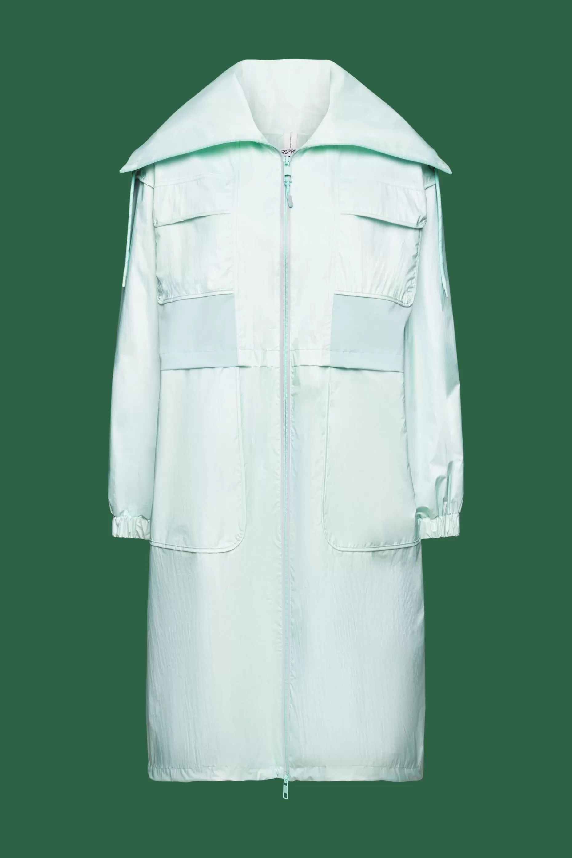 ESPRIT Stand-Up Collar Water-Resistant Ripstop Coat at our Online Shop *Women The Spring Edit