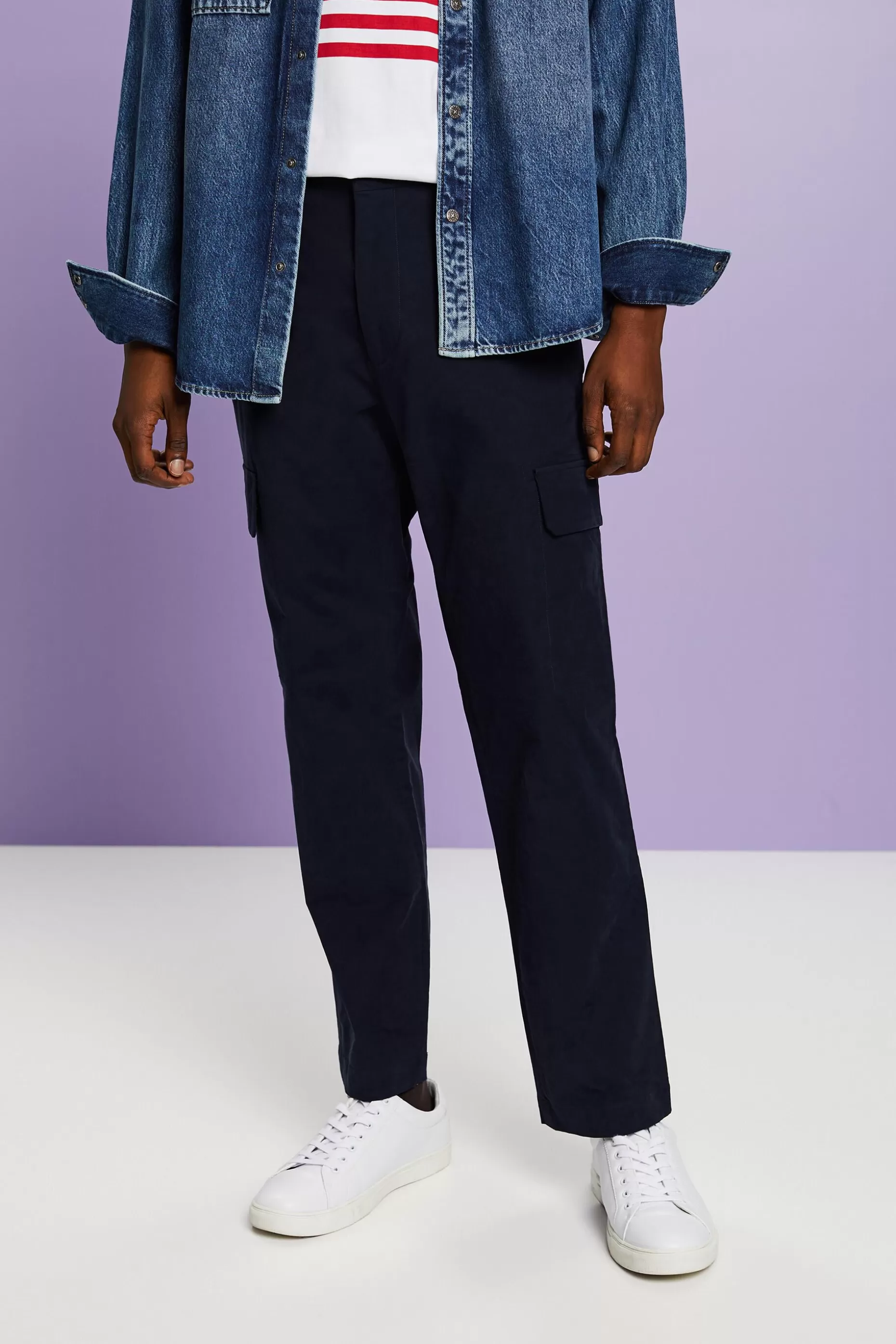 ESPRIT Straight Cargo Pants at our Online Shop *Men Pants + Joggers
