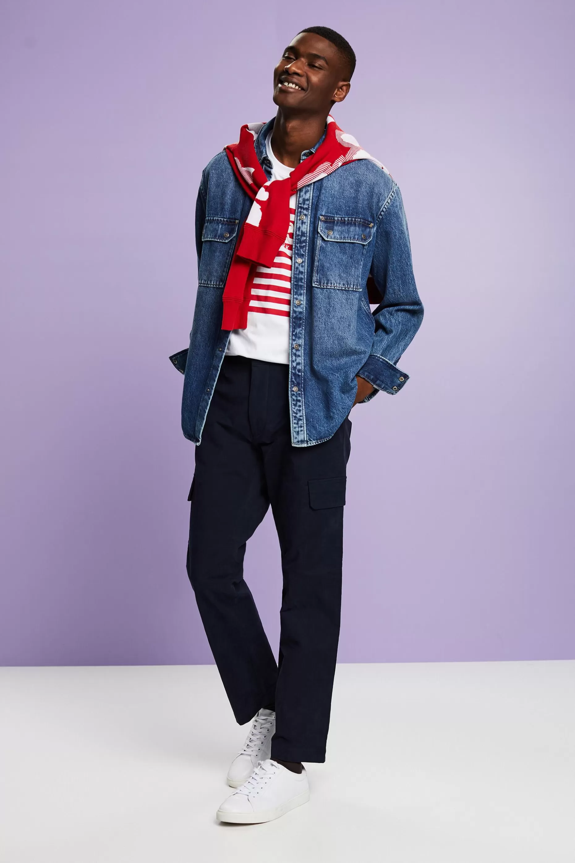 ESPRIT Straight Cargo Pants at our Online Shop *Men Pants + Joggers