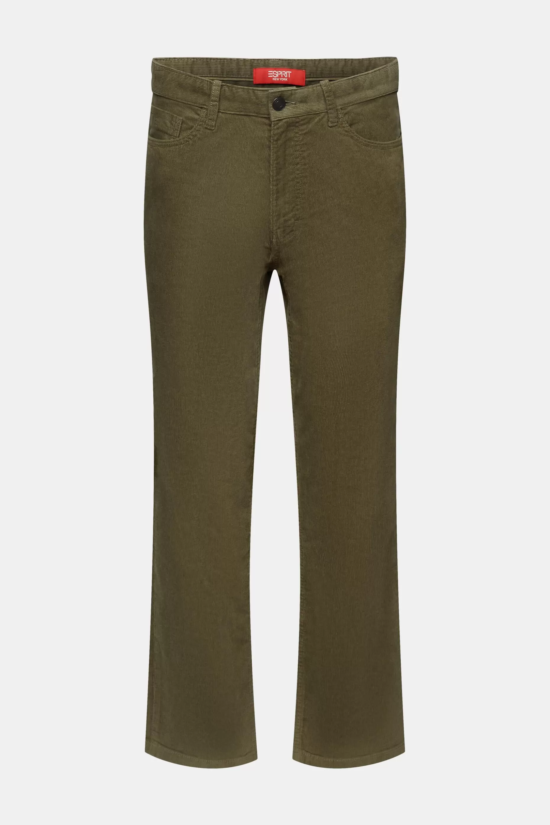 ESPRIT Straight Fit Corduroy Trousers at our Online Shop *Men Pants + Joggers