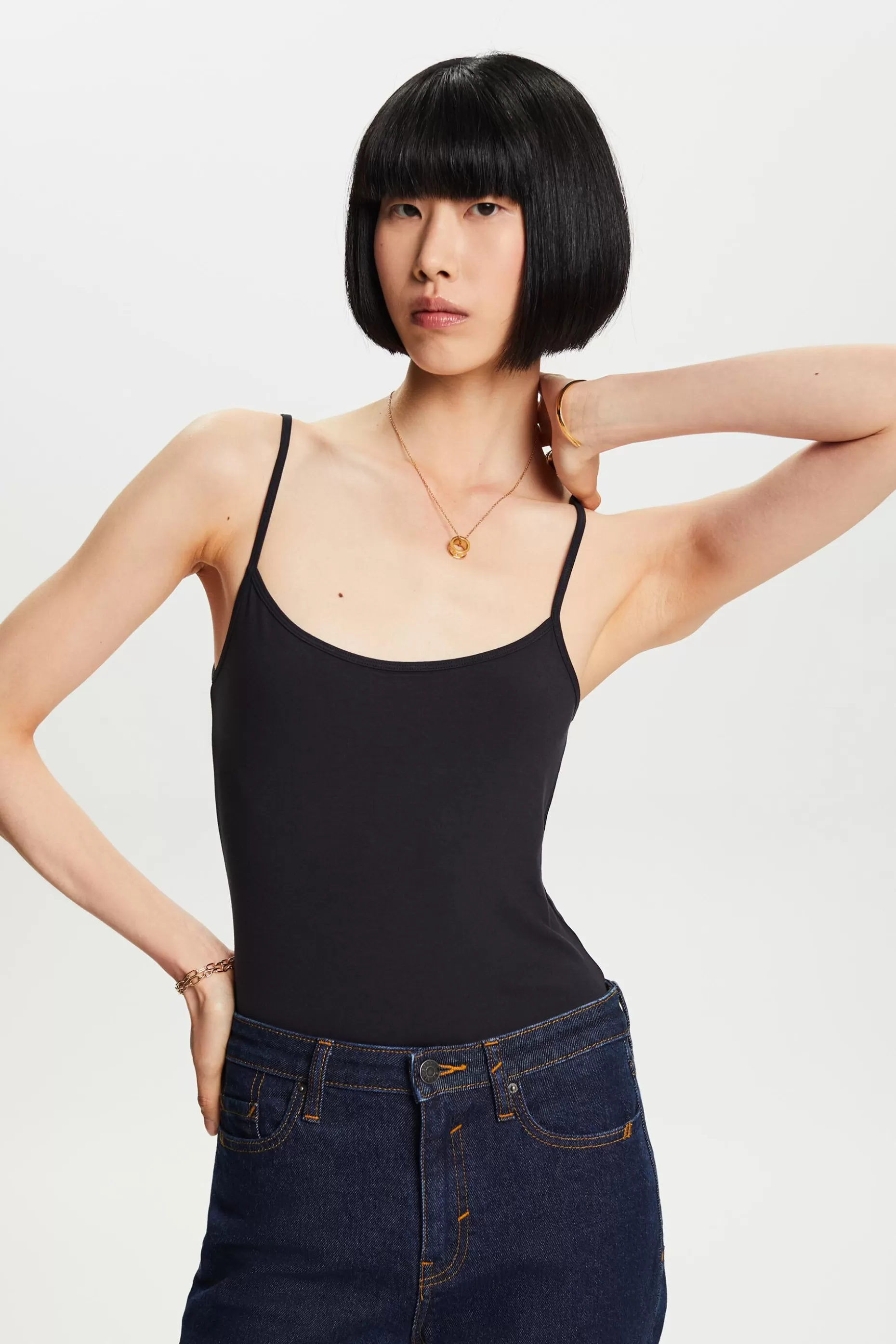 ESPRIT Stretch-Knit Camisole at our Online Shop *Women T-Shirts + Tops