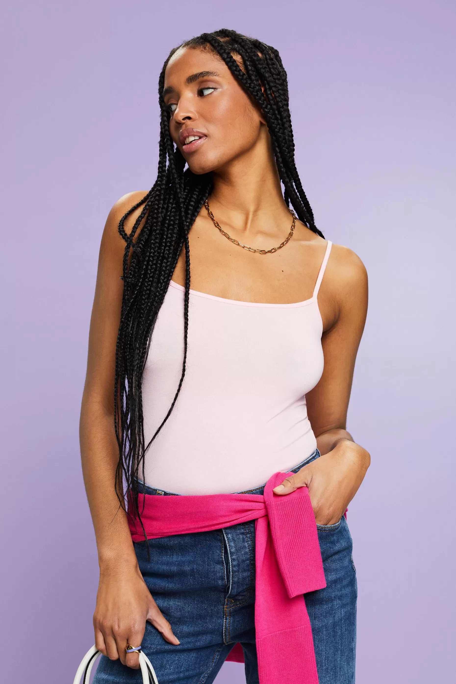 ESPRIT Stretch-Knit Camisole at our Online Shop *Women T-Shirts + Tops