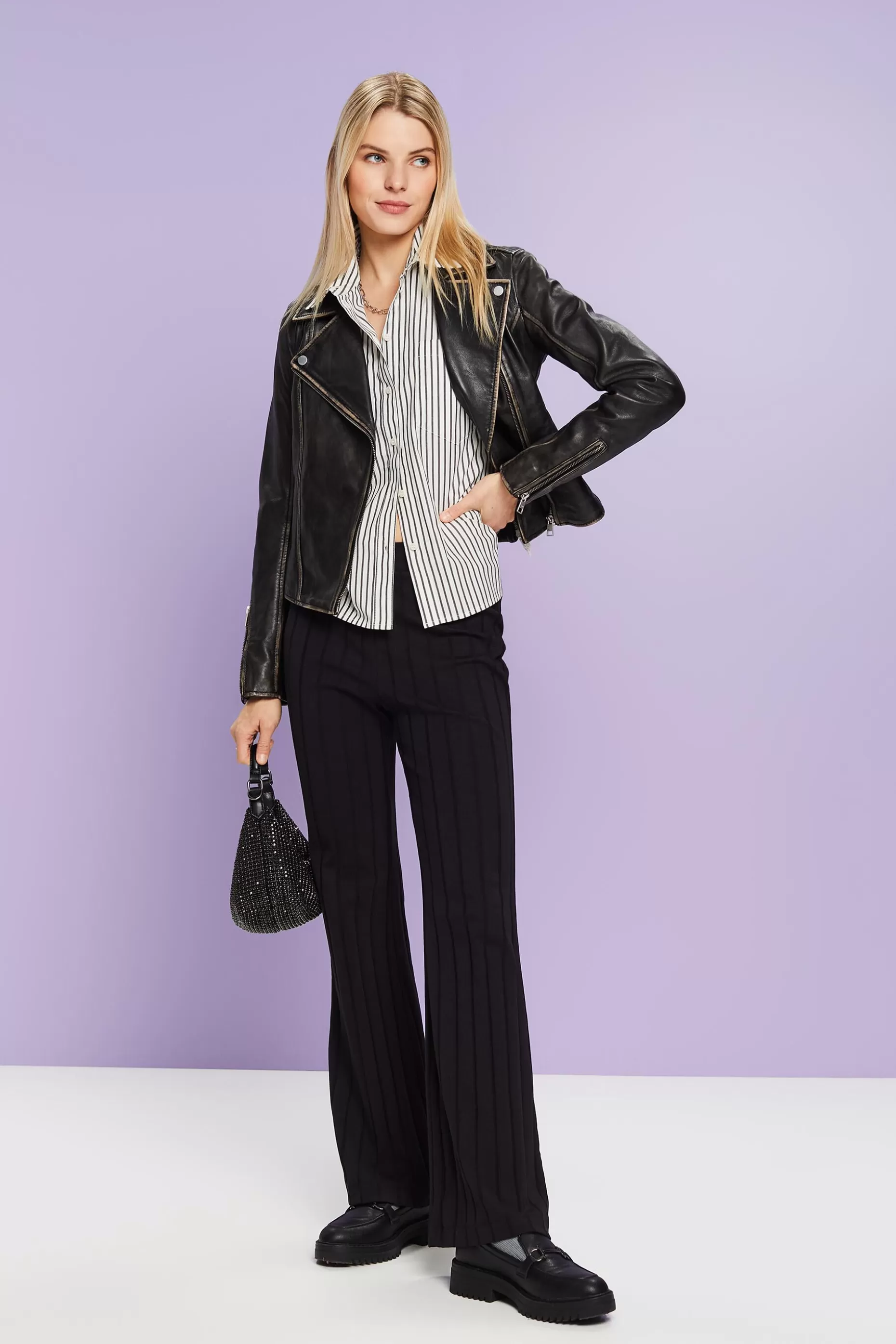 ESPRIT Striped Button-Down Shirt at our Online Shop *Women The Spring Edit