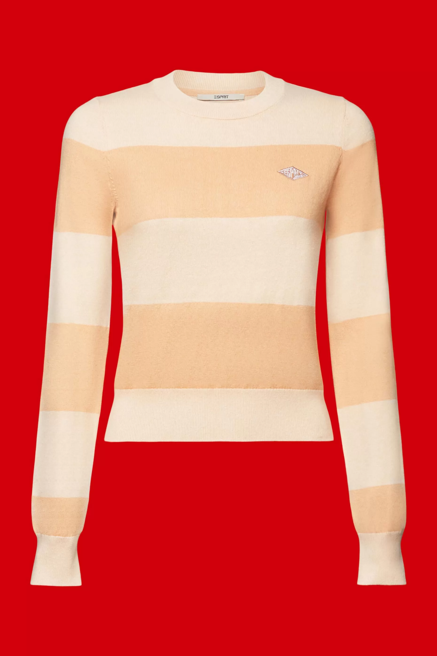 ESPRIT Striped cotton jumper with cashmere at our Online Shop *Women Sweaters