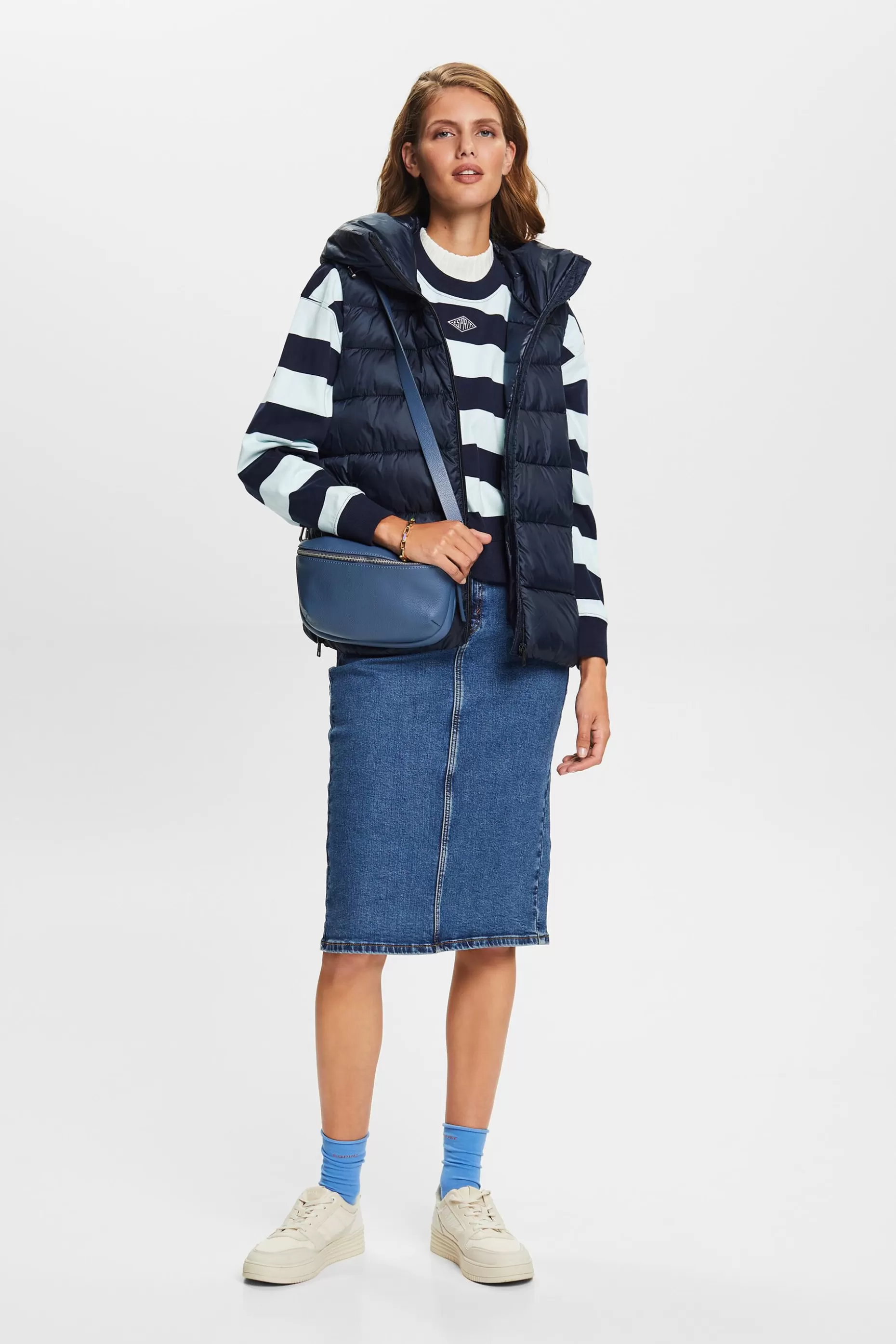 ESPRIT Striped Cotton Sweater at our Online Shop *Women Sweatshirts + Hoodies