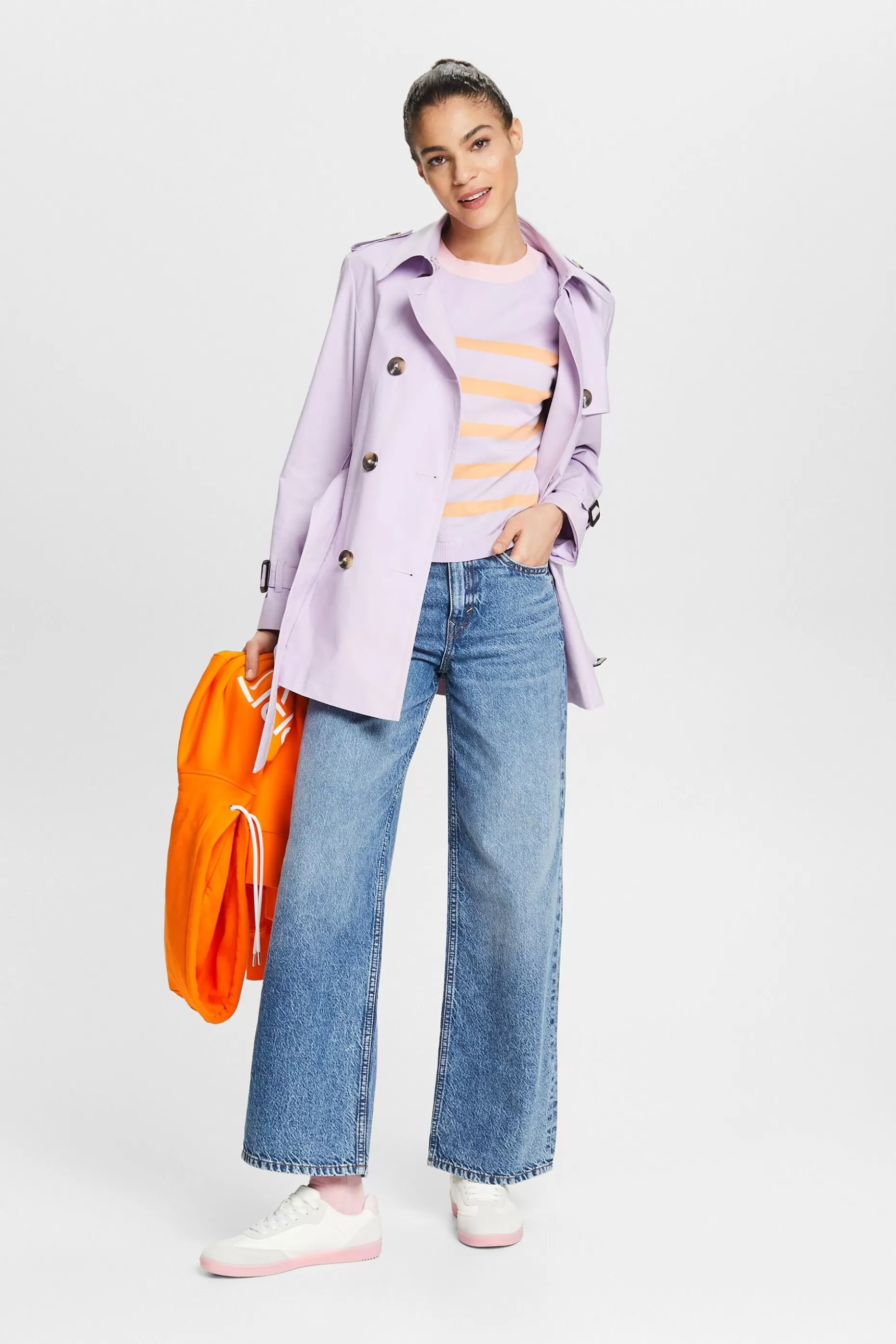 ESPRIT Striped Cotton Top at our Online Shop *Women The Pastel Edit