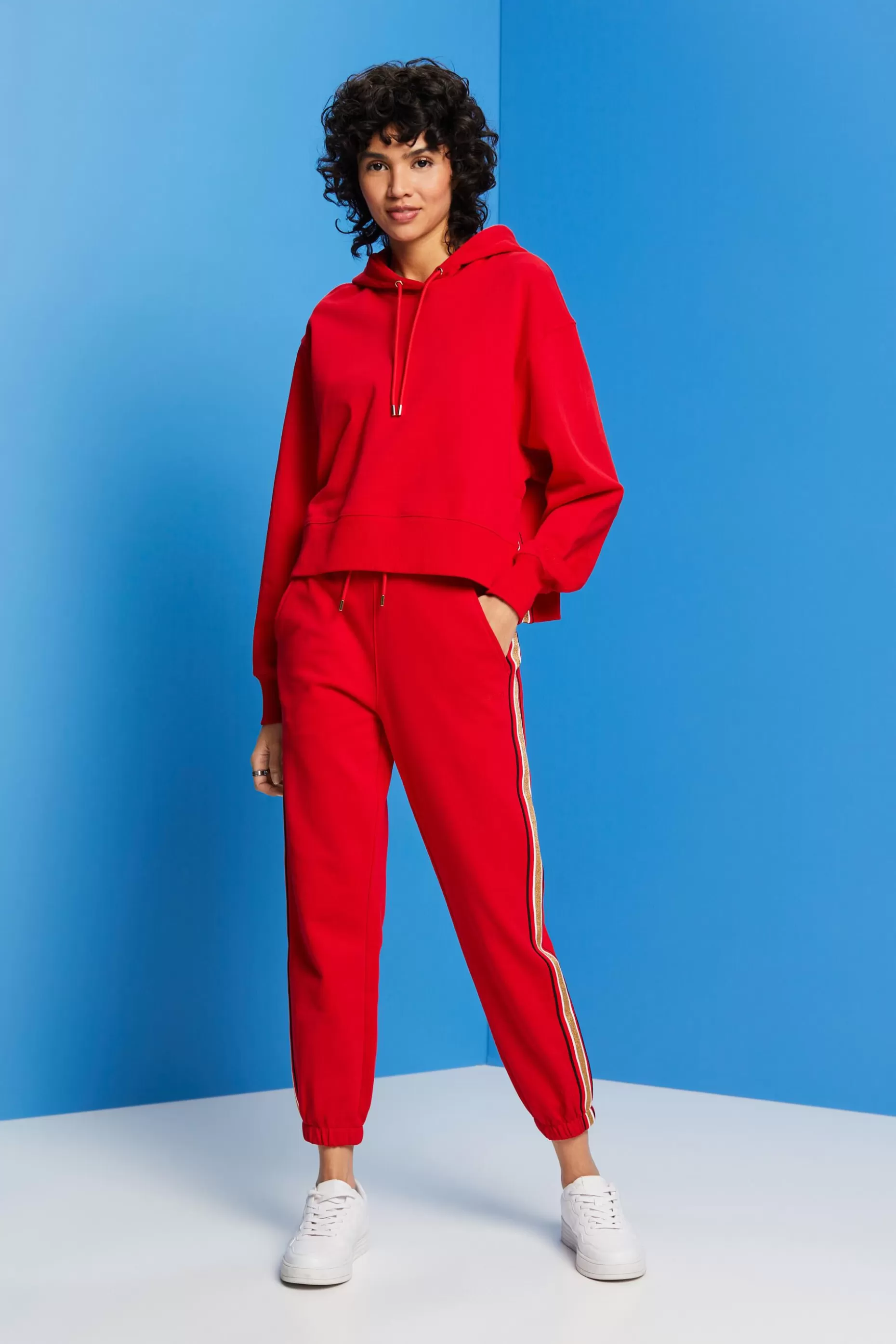 ESPRIT Striped Cotton Track Pants at our Online Shop *Women Pants + Joggers