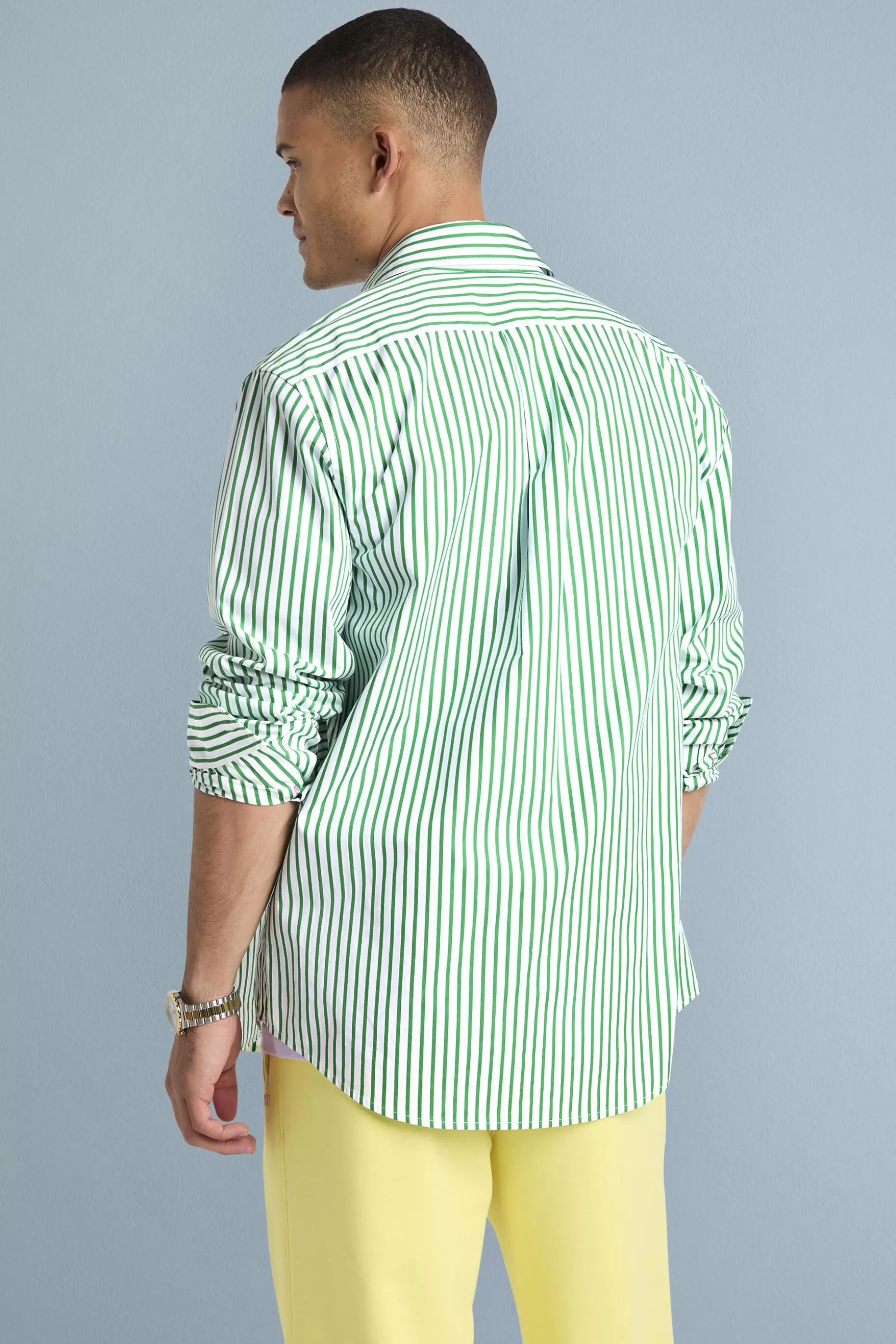 ESPRIT Striped Cotton-Poplin Shirt at our Online Shop *Men Shirts